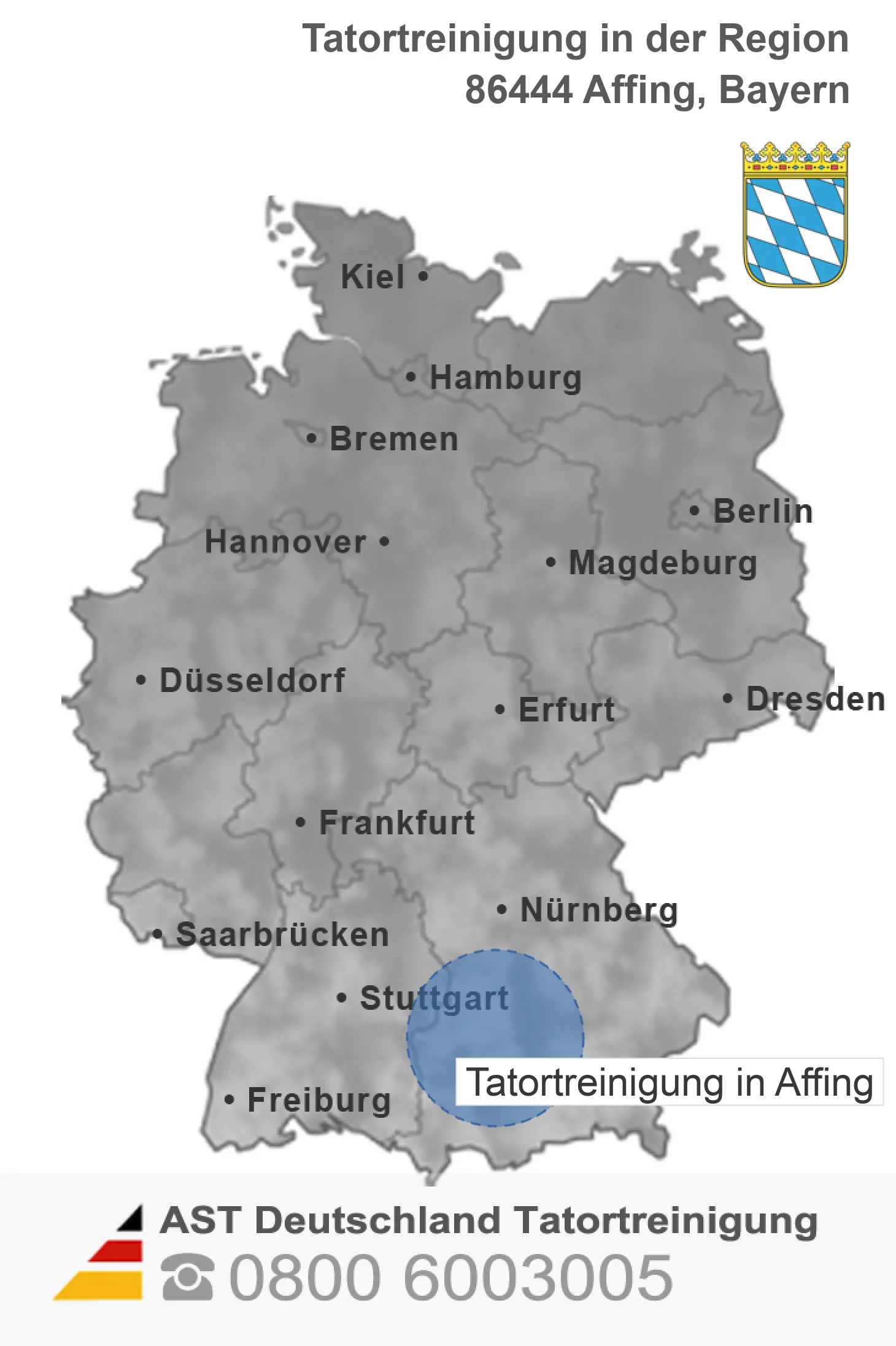 Tatortreinigung Affing