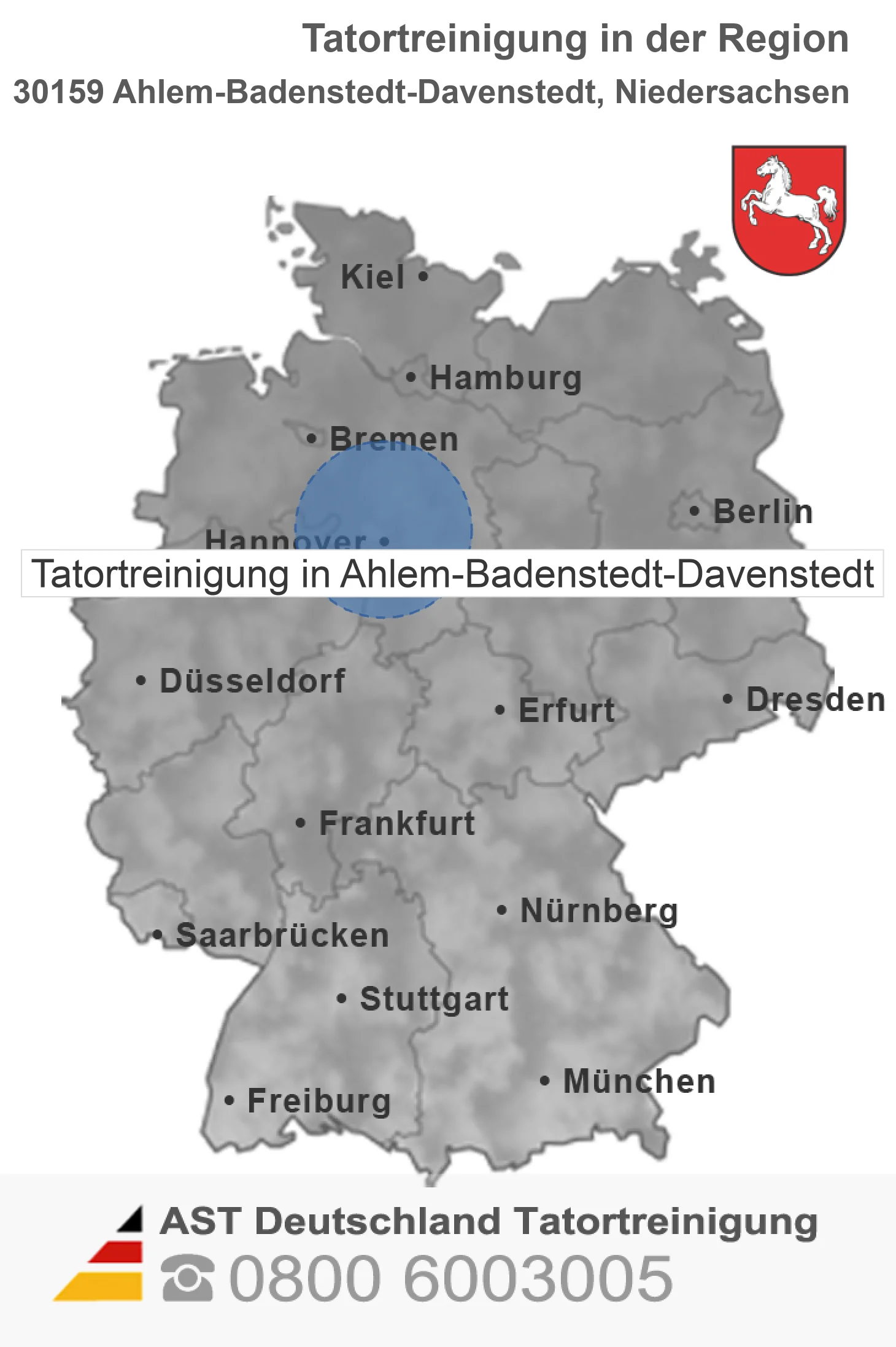 Leichenfundortreinigung Ahlem-Badenstedt-Davenstedt