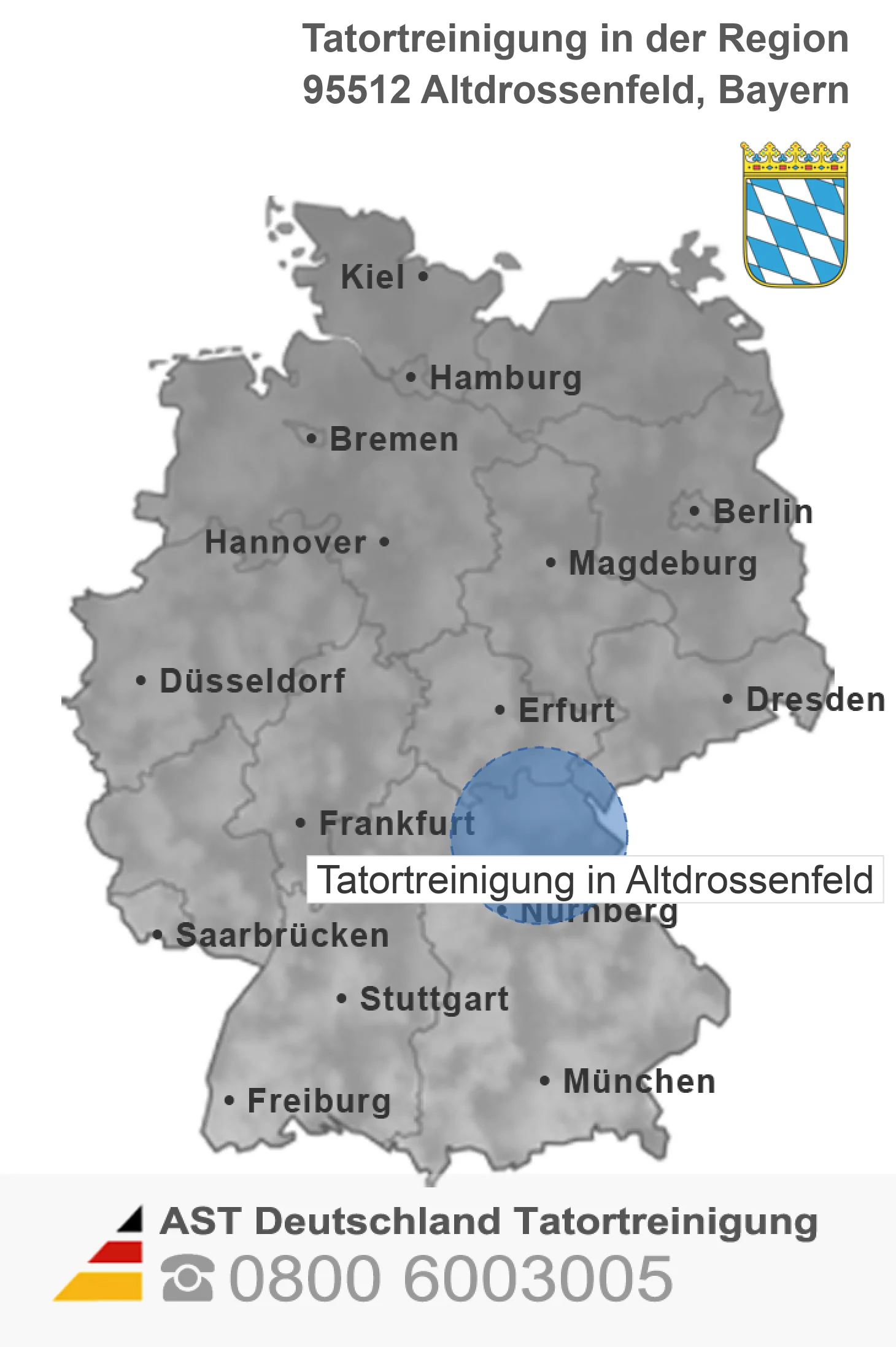 Tatortreinigung Altdrossenfeld