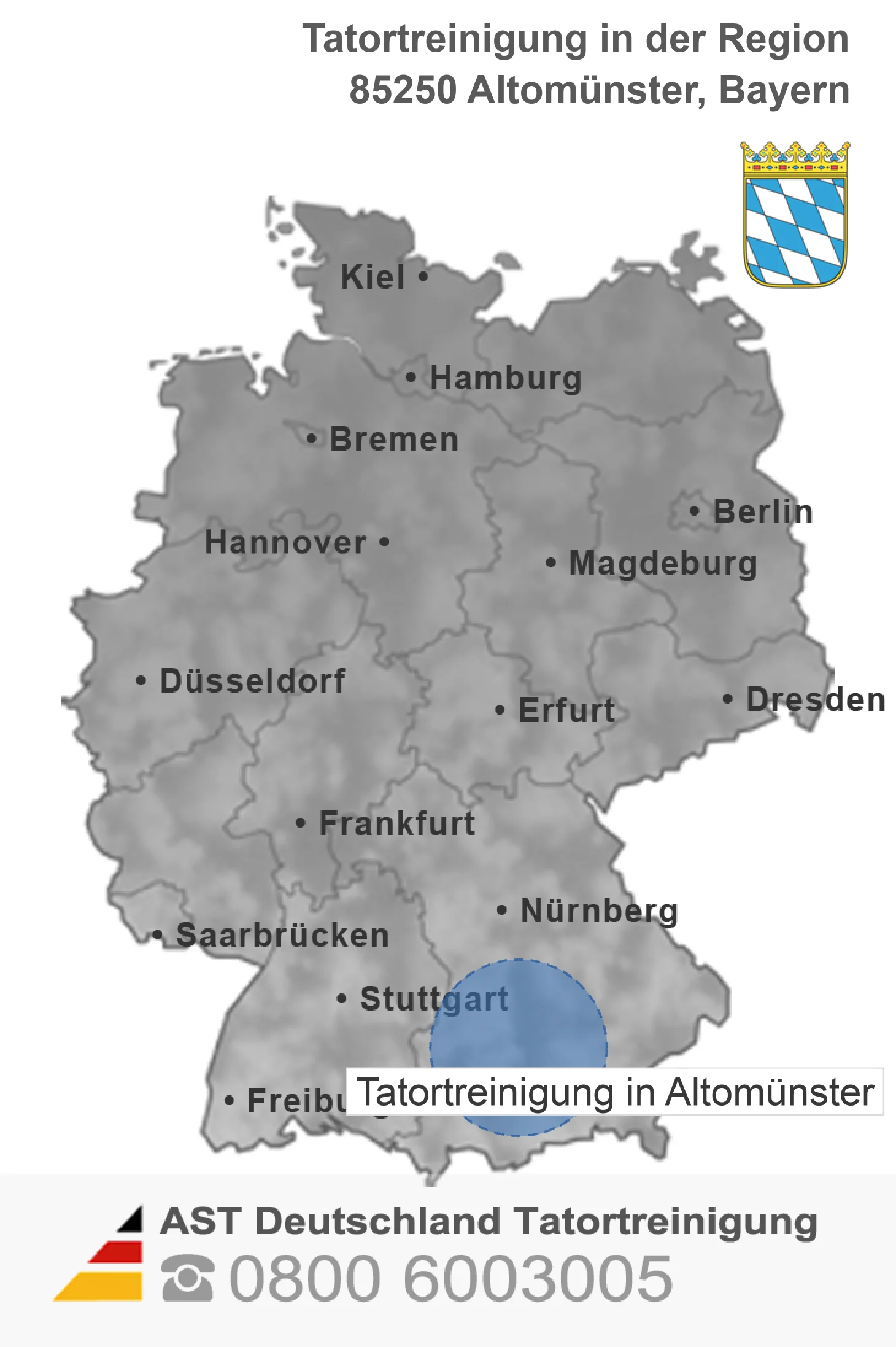 Tatortreinigung Altom&uuml;nster