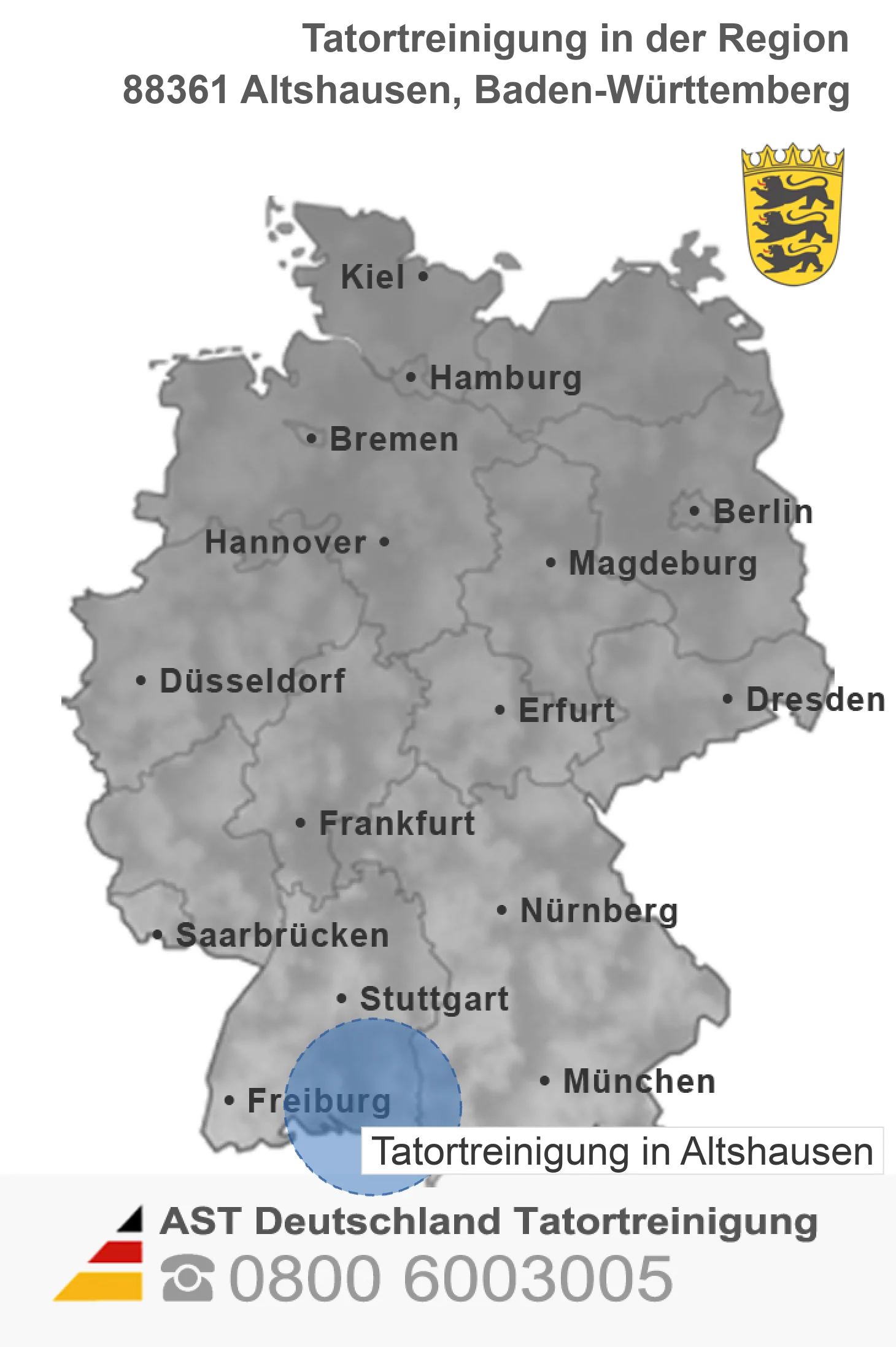 Tatortreinigung Altshausen