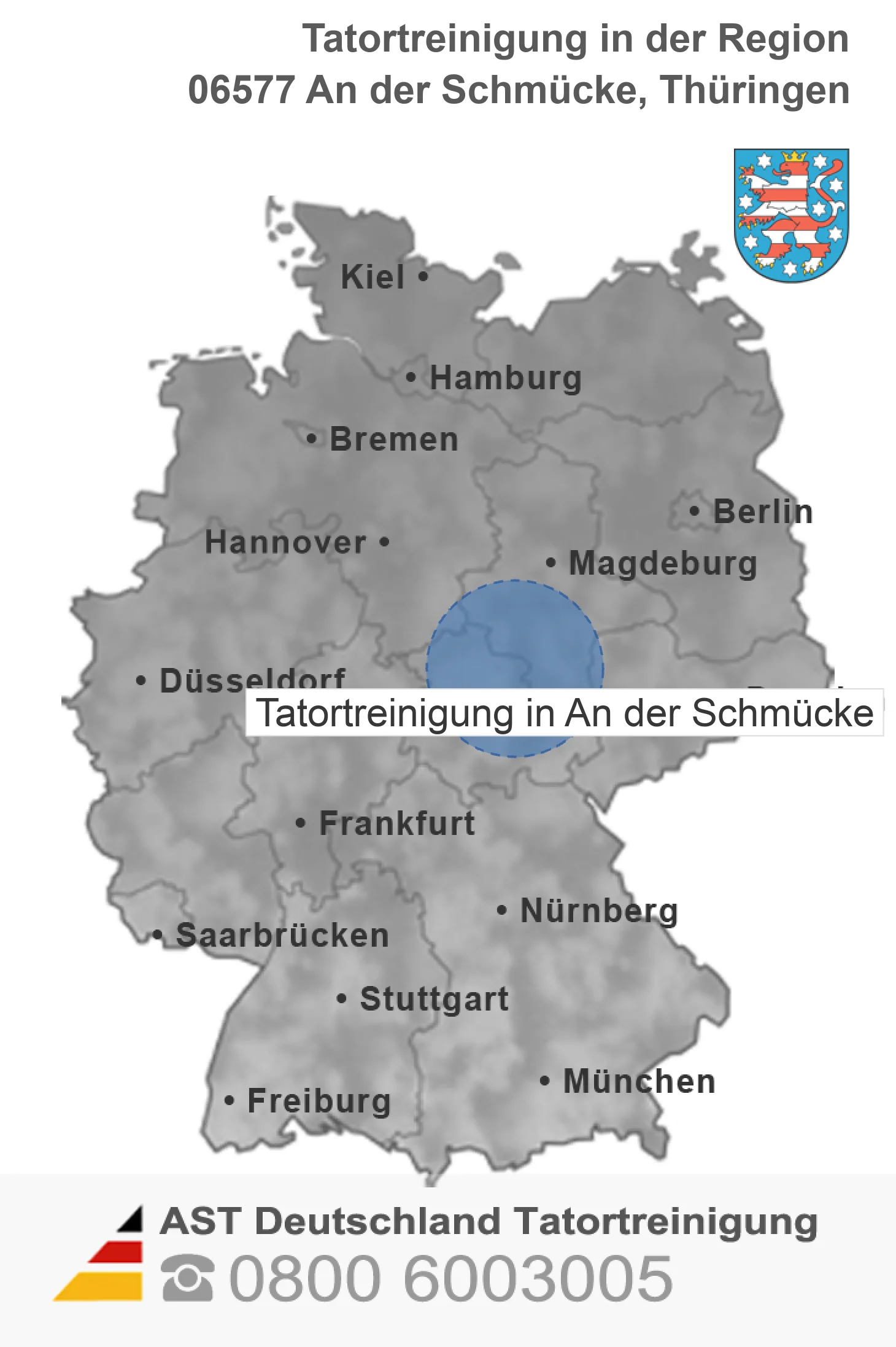 Tatortreinigung An der Schm&uuml;cke