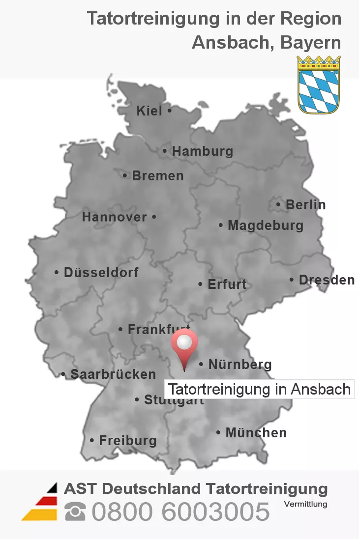 Tatortreinigung Ansbach