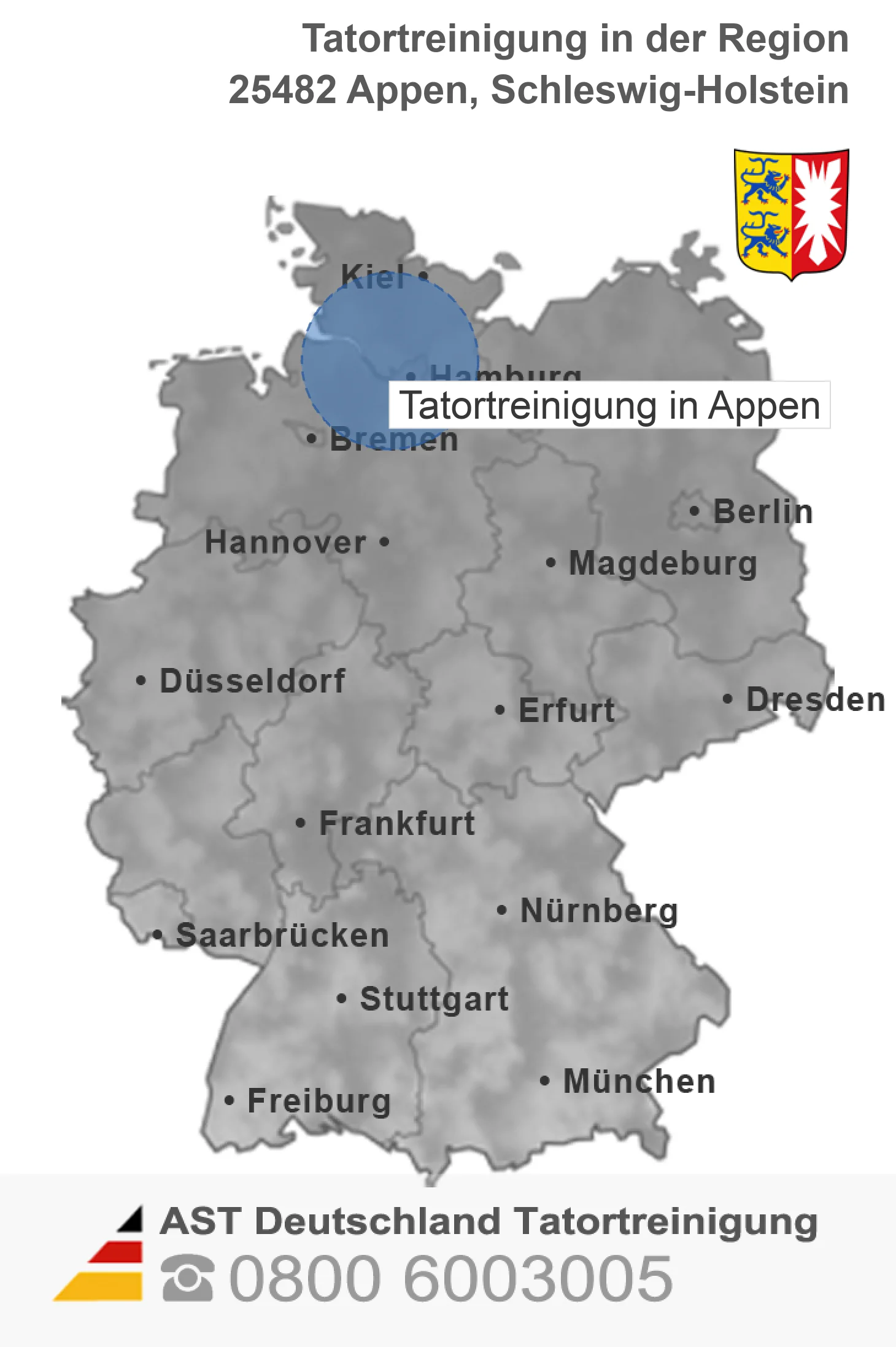 Tatortreinigung Appen