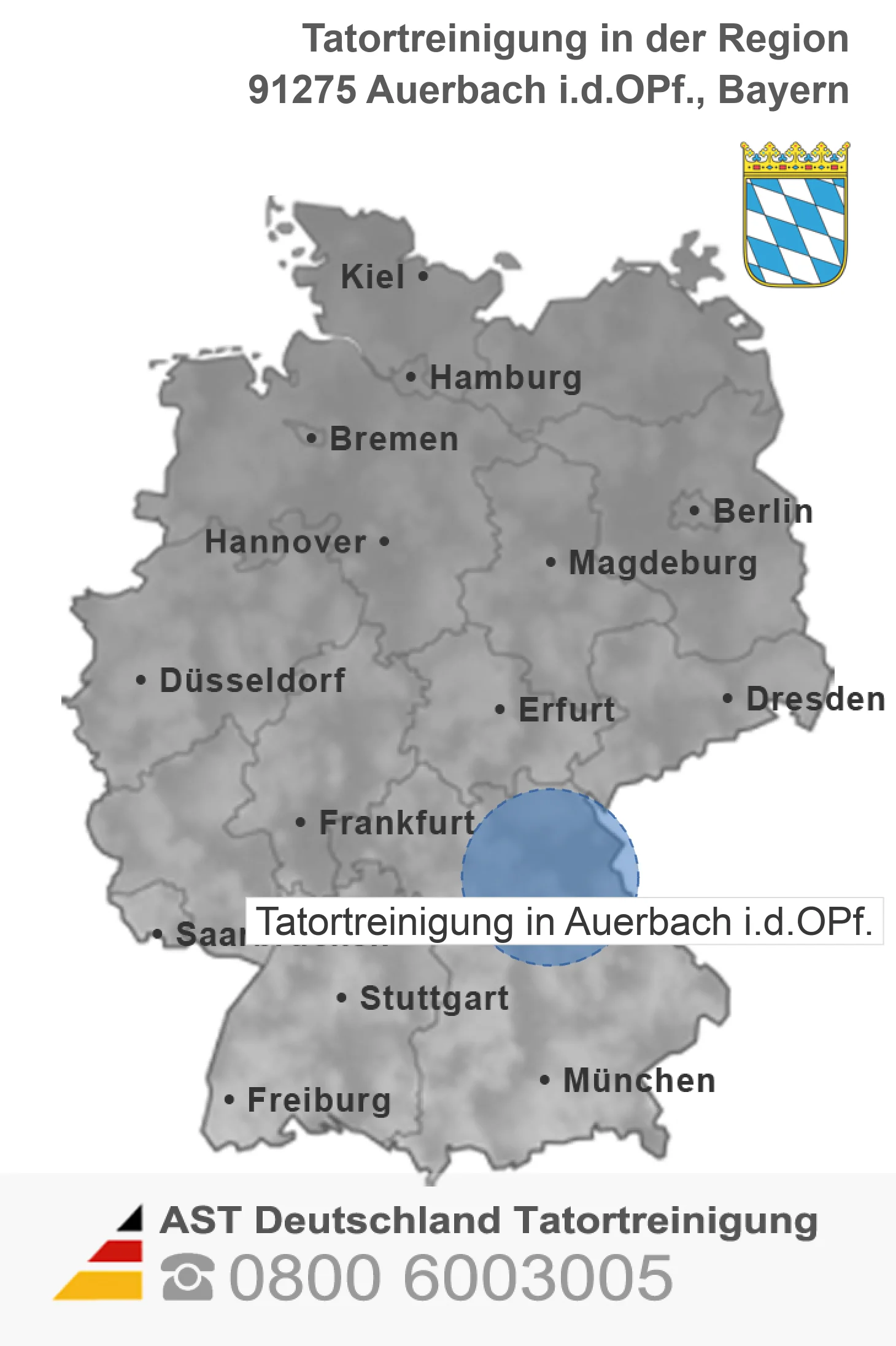 Tatortreinigung Auerbach i.d.OPf.