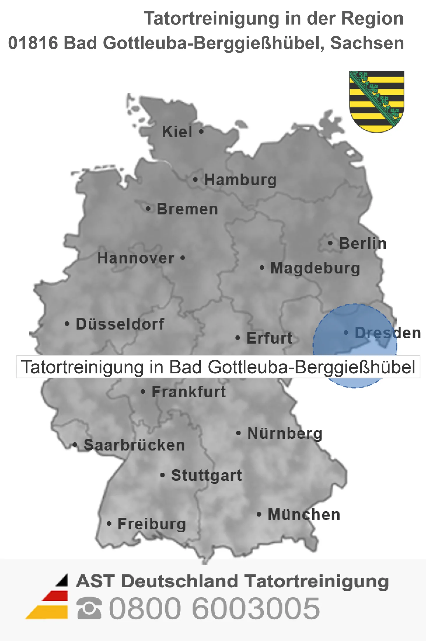Tatortreinigung Bad Gottleuba-Berggie&szlig;h&uuml;bel