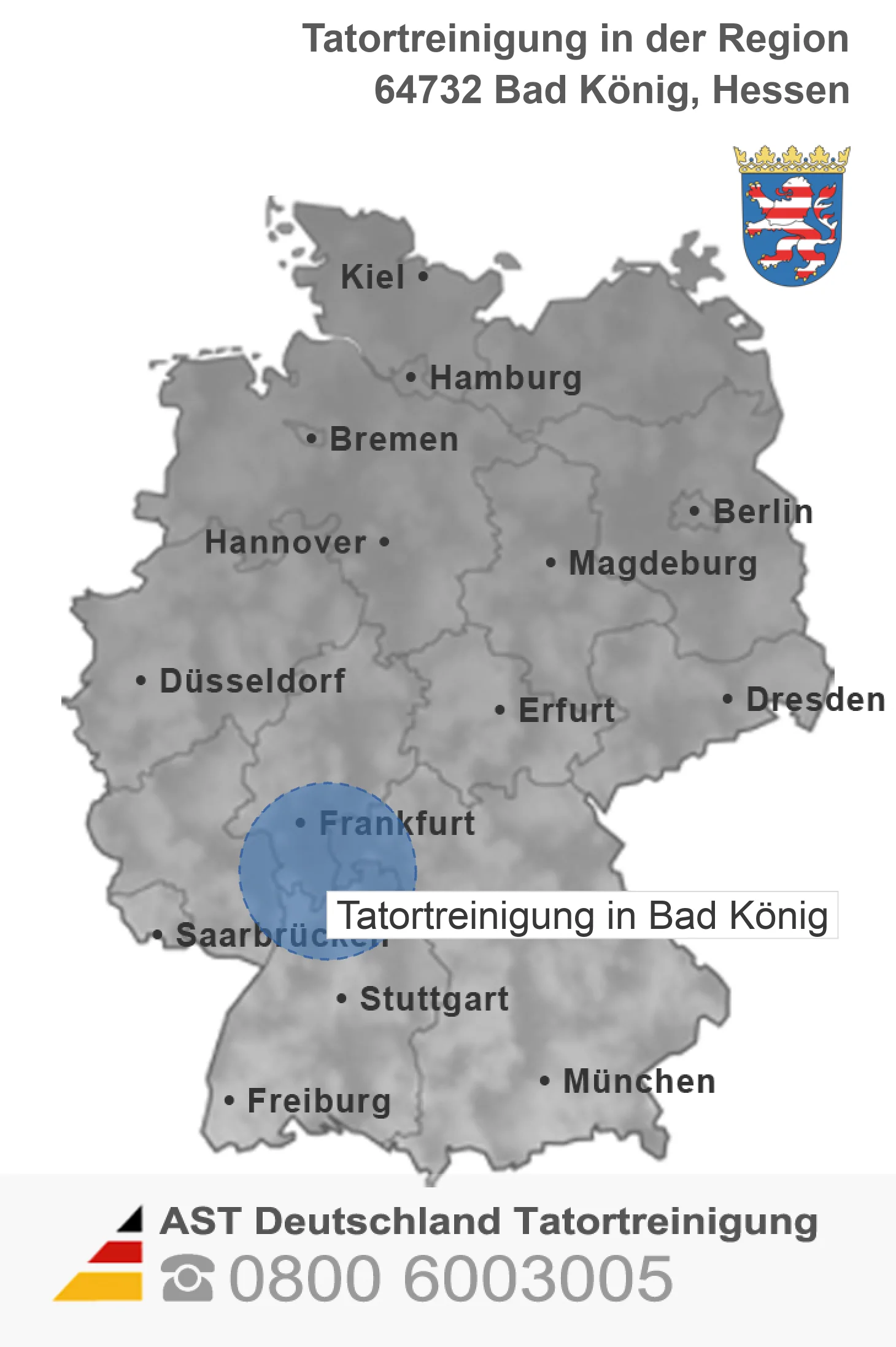 Tatortreinigung Bad K&ouml;nig