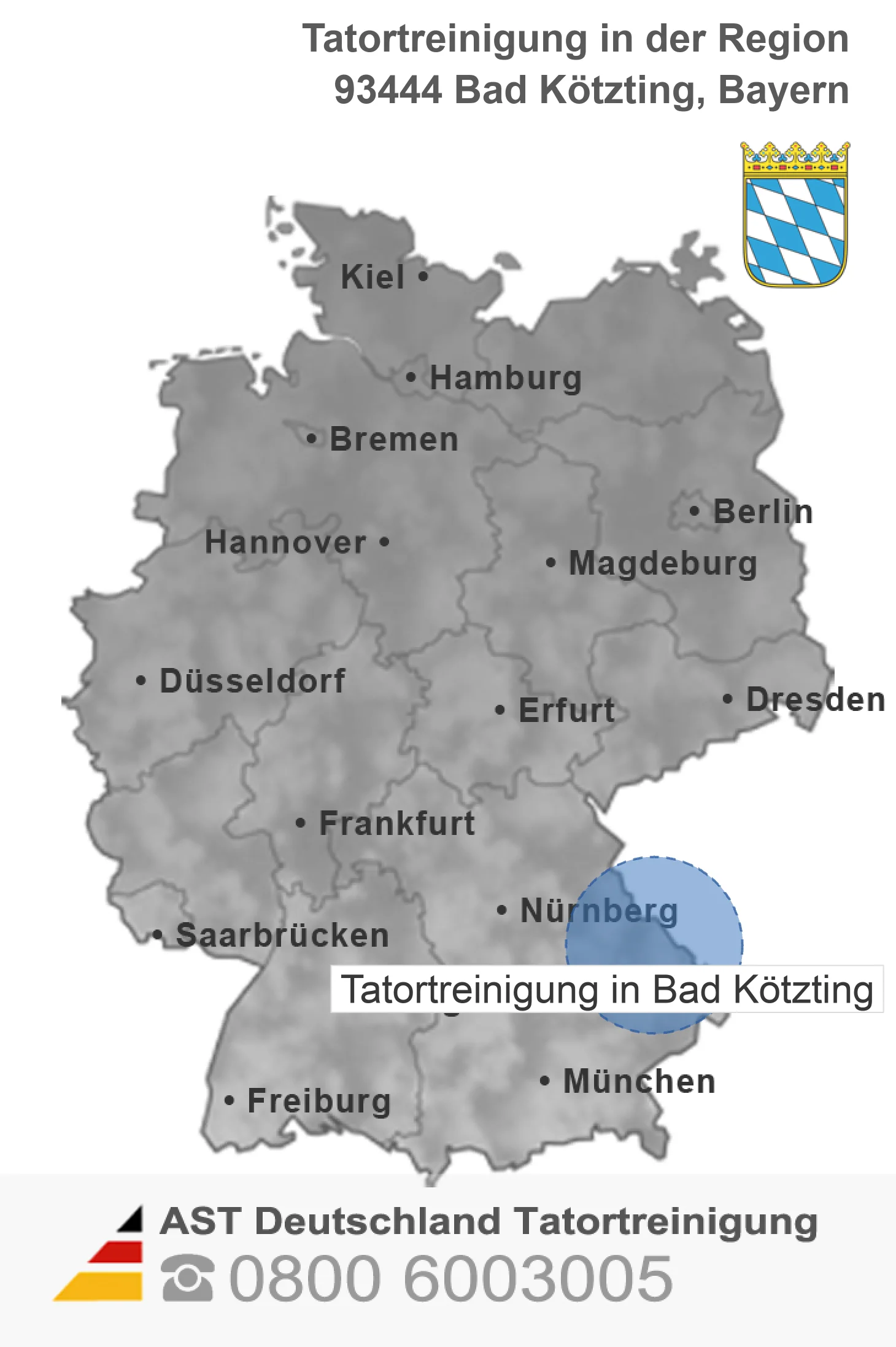 Tatortreinigung Bad K&ouml;tzting