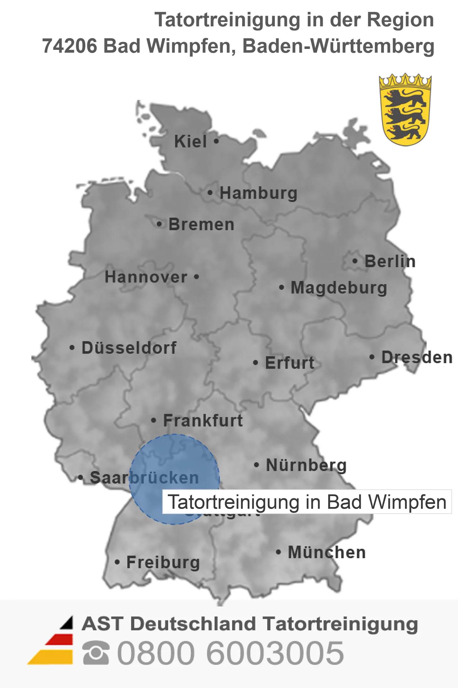 Tatortreinigung Bad Wimpfen