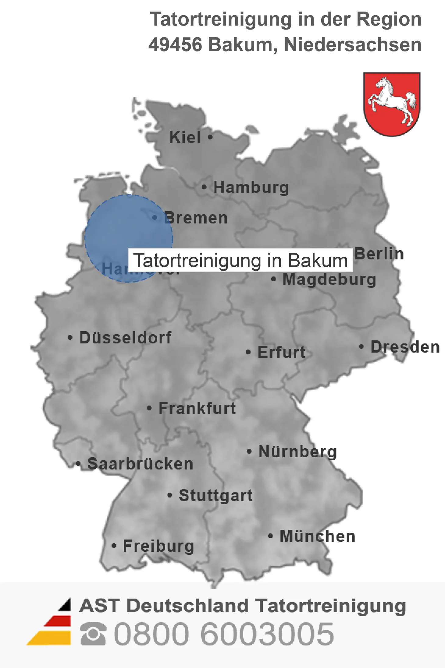 Tatortreinigung Bakum