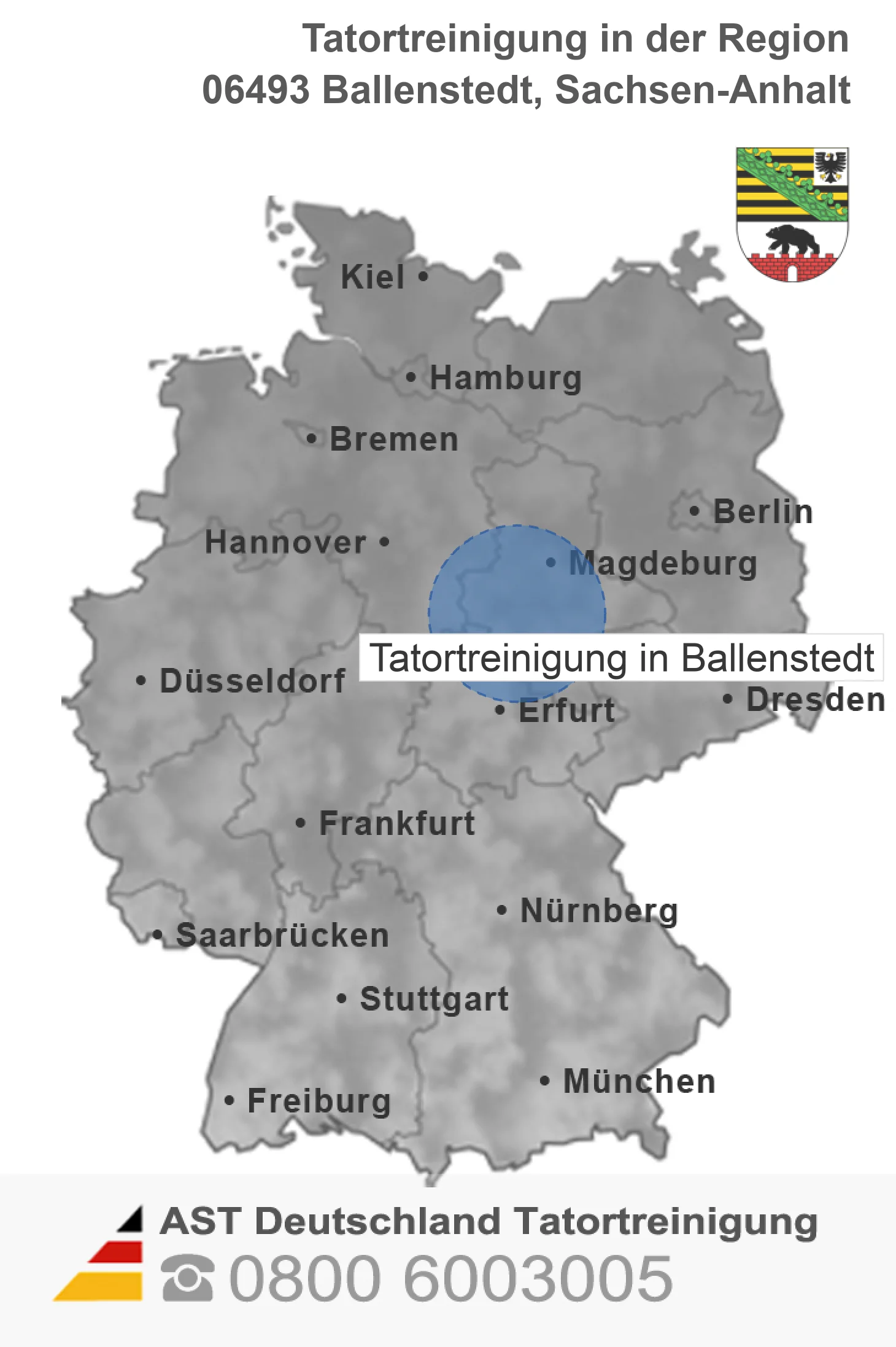 Tatortreinigung Ballenstedt