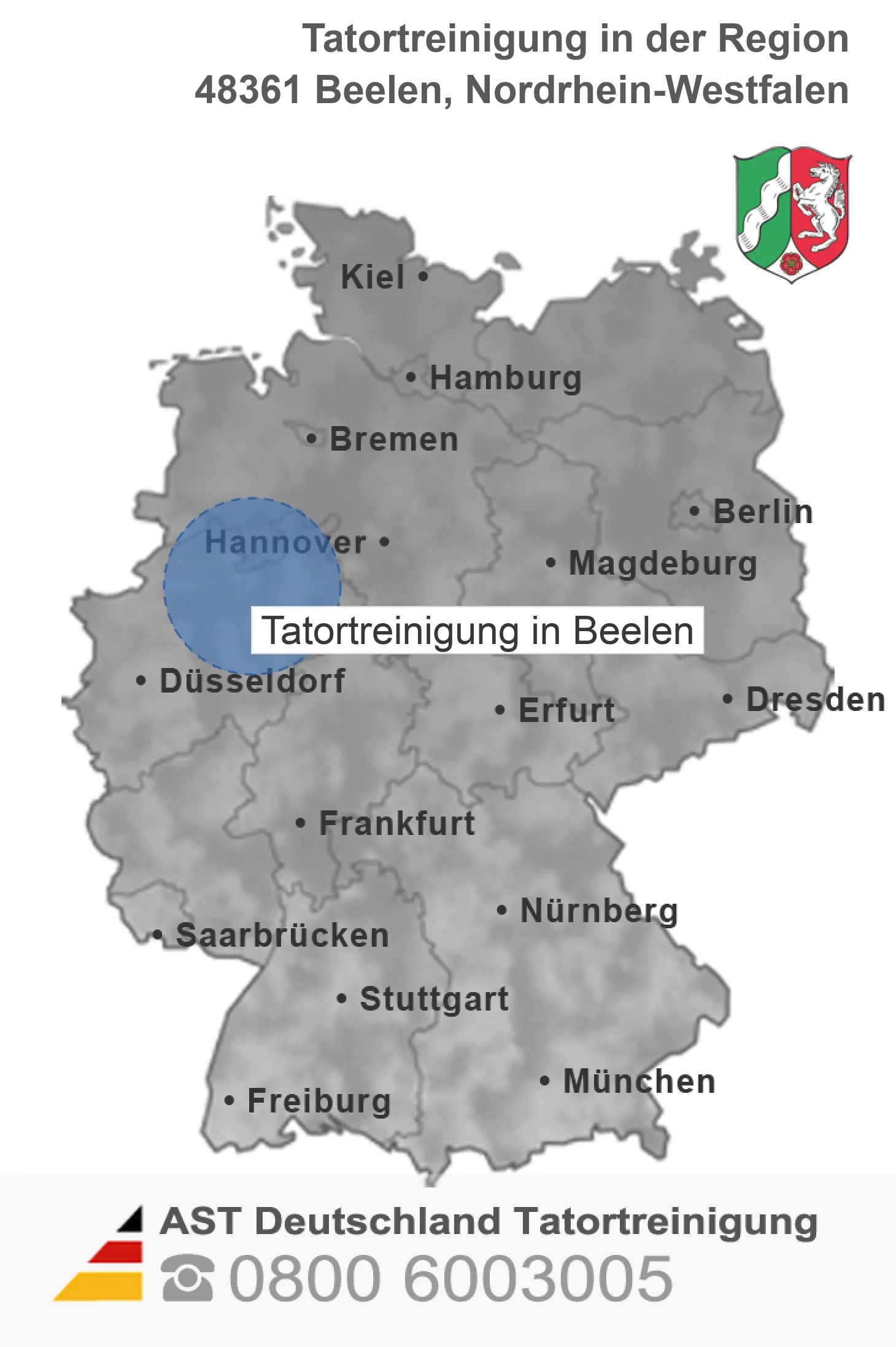 Tatortreinigung Beelen