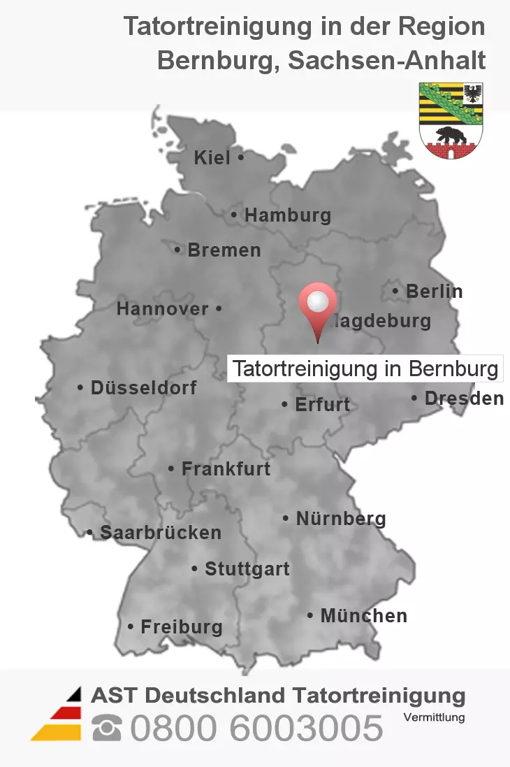 Leichenfundortreinigung Bernburg