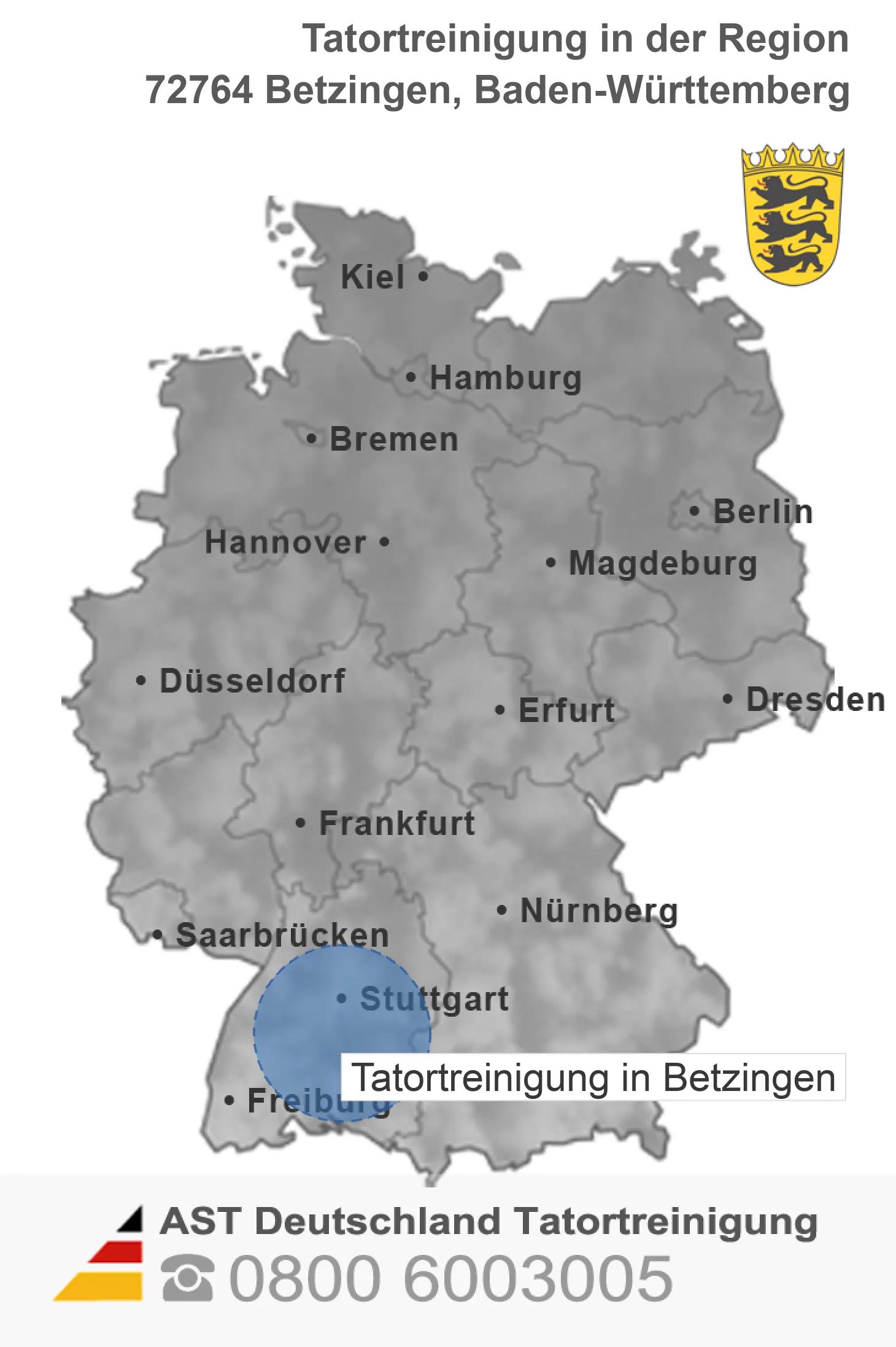 Tatortreinigung Betzingen