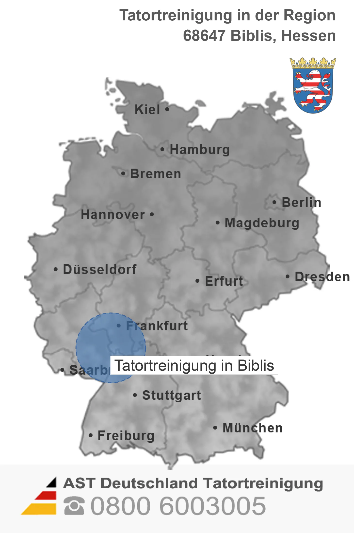 Tatortreinigung Biblis