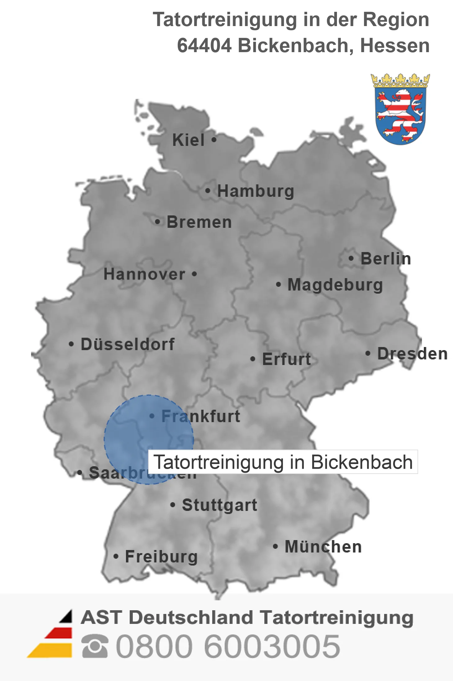 Tatortreinigung Bickenbach