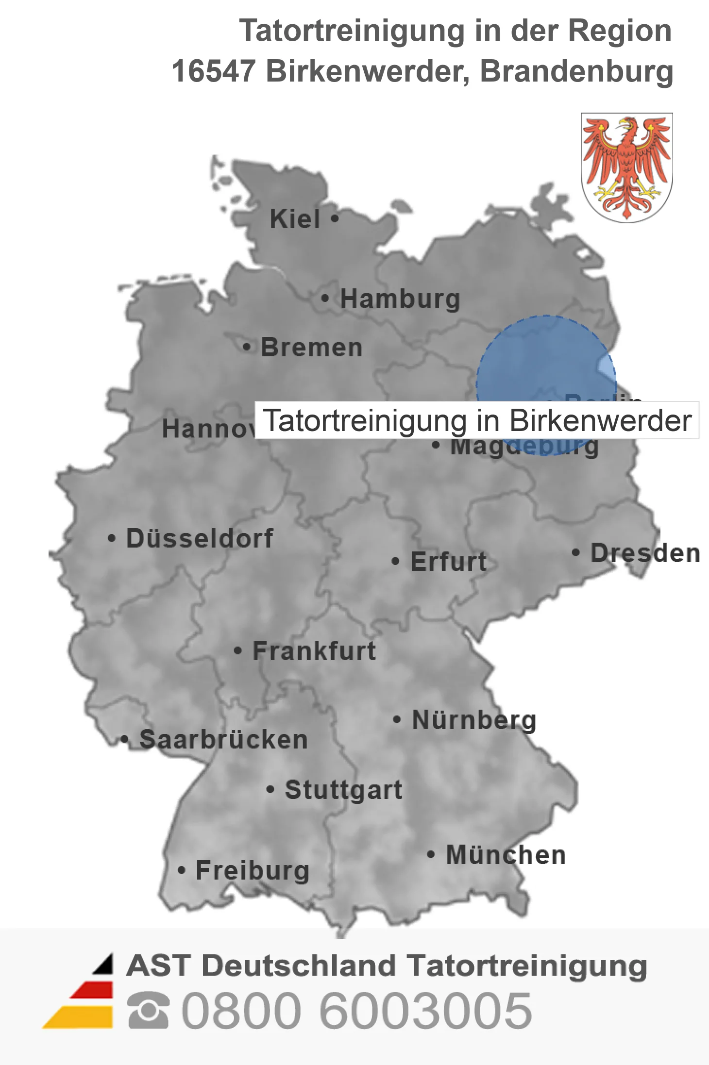 Tatortreinigung Birkenwerder