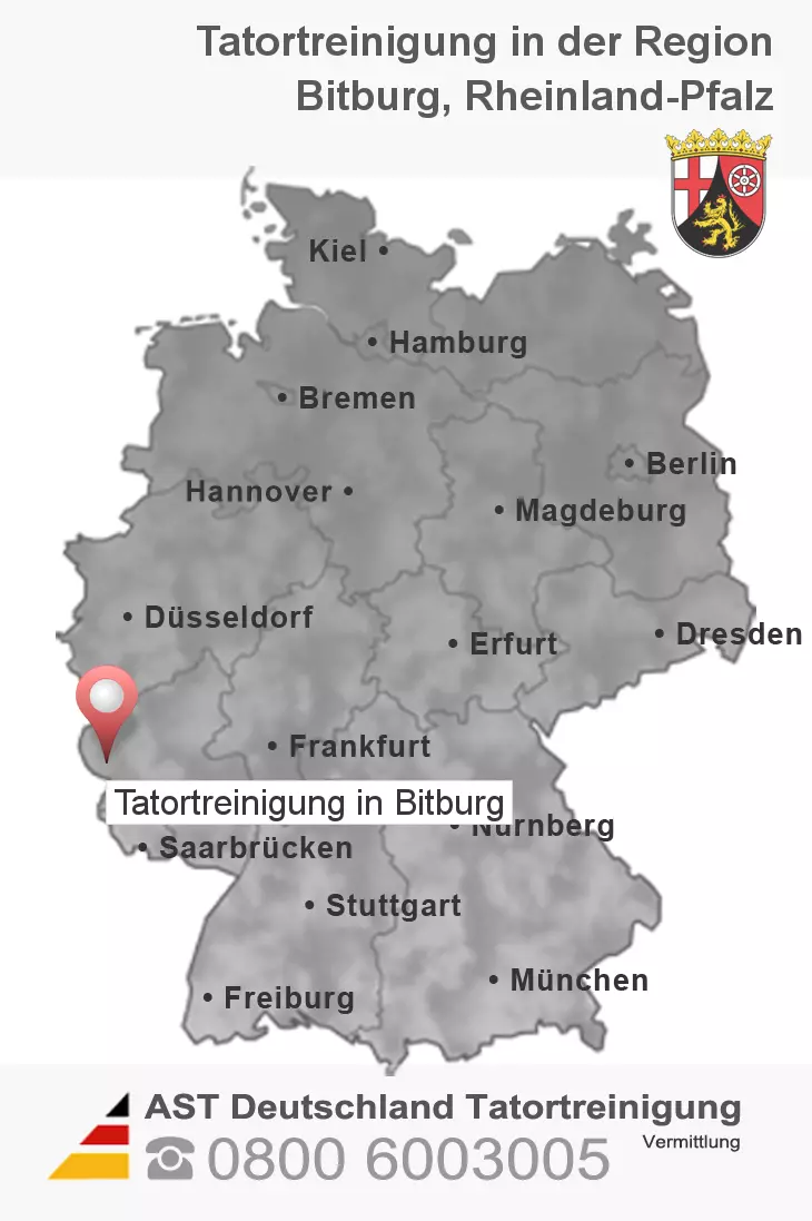 Tatortreinigung Bitburg