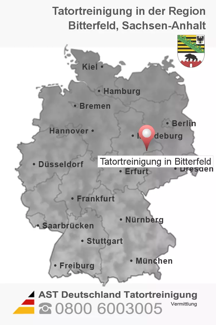 Tatortreinigung Bitterfeld