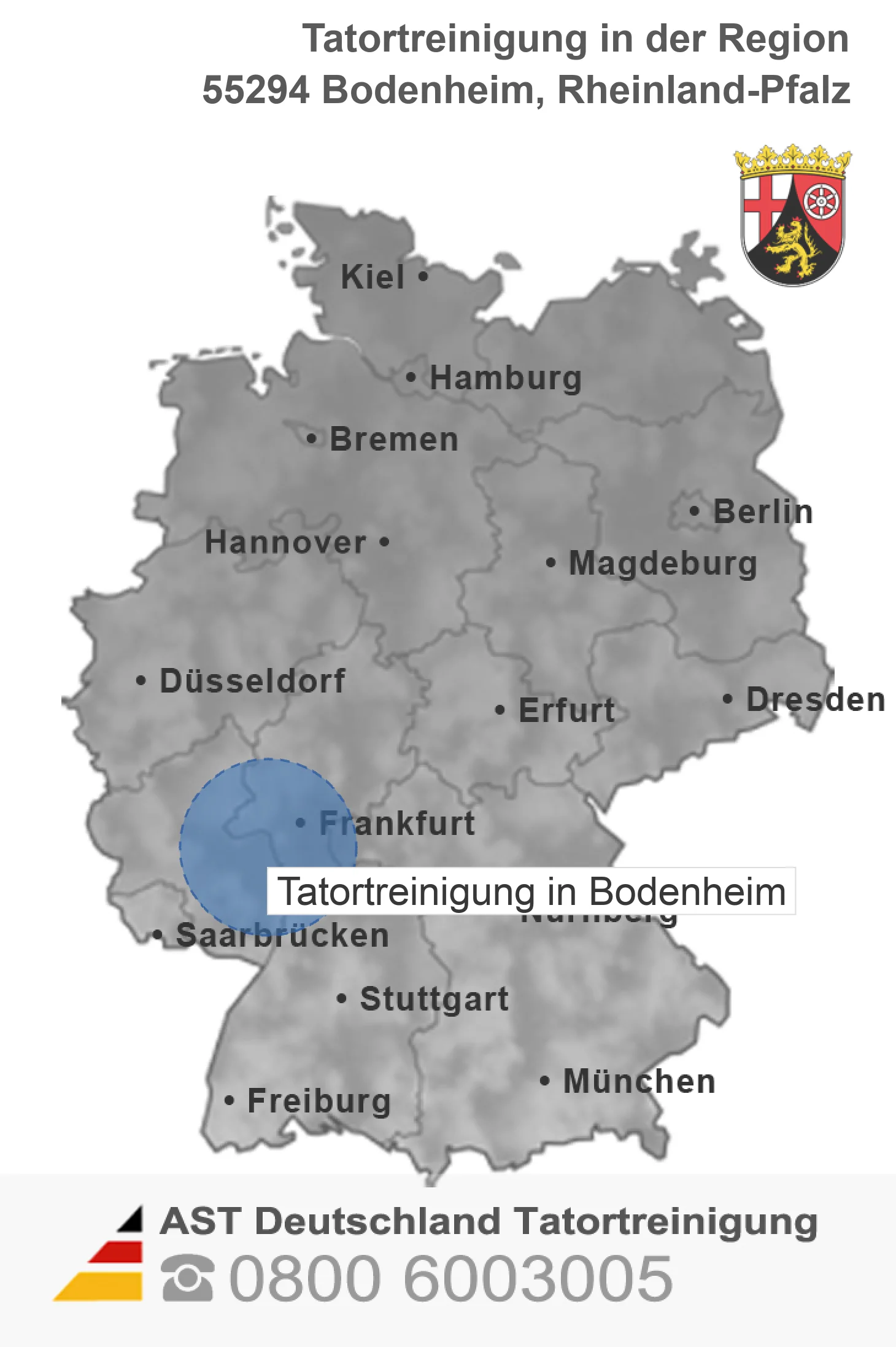 Tatortreinigung Bodenheim