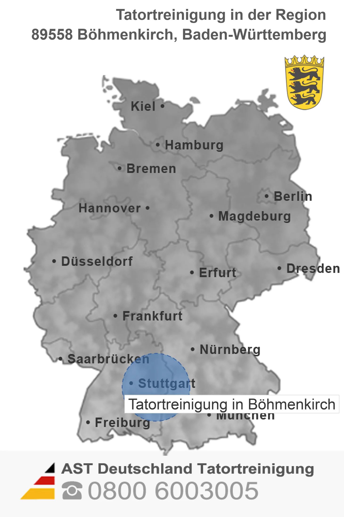 Tatortreinigung B&ouml;hmenkirch