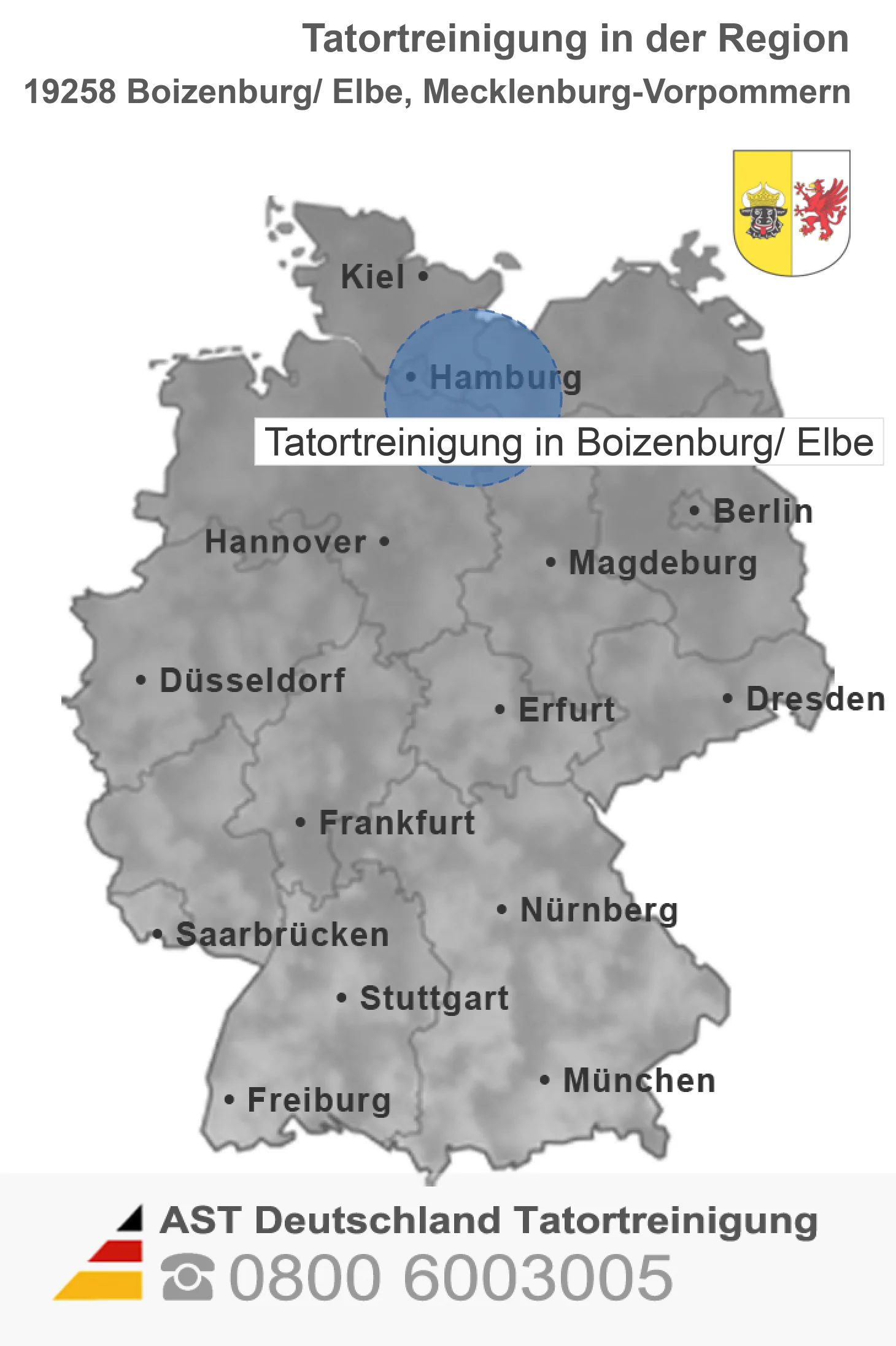 Tatortreinigung Boizenburg/ Elbe