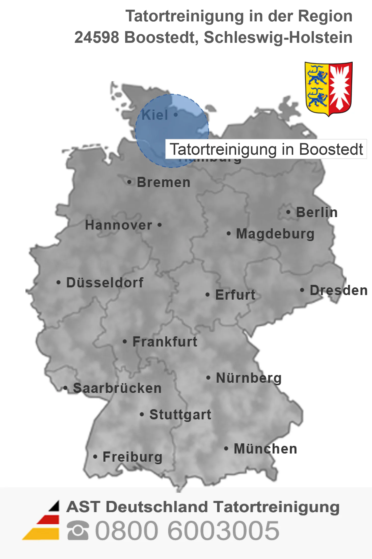 Tatortreinigung Boostedt