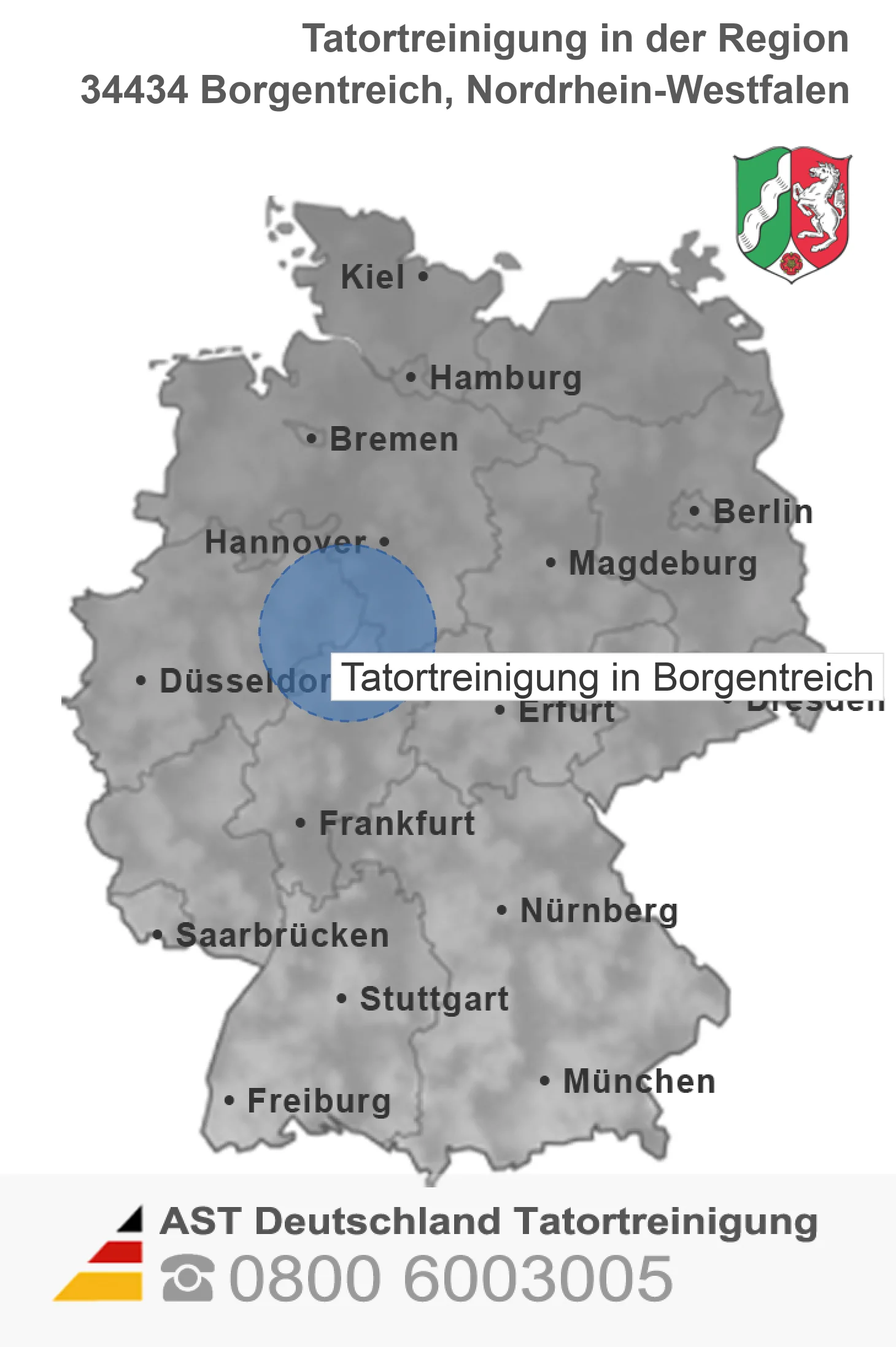 Tatortreinigung Borgentreich