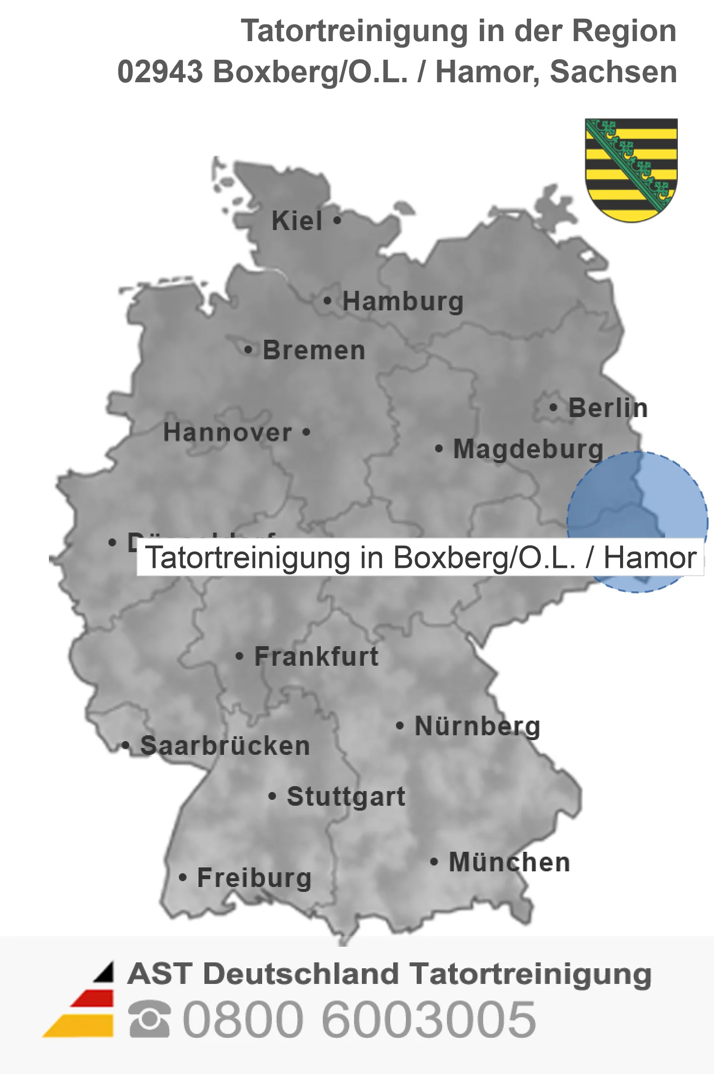Tatortreinigung Boxberg/O.L. / Hamor