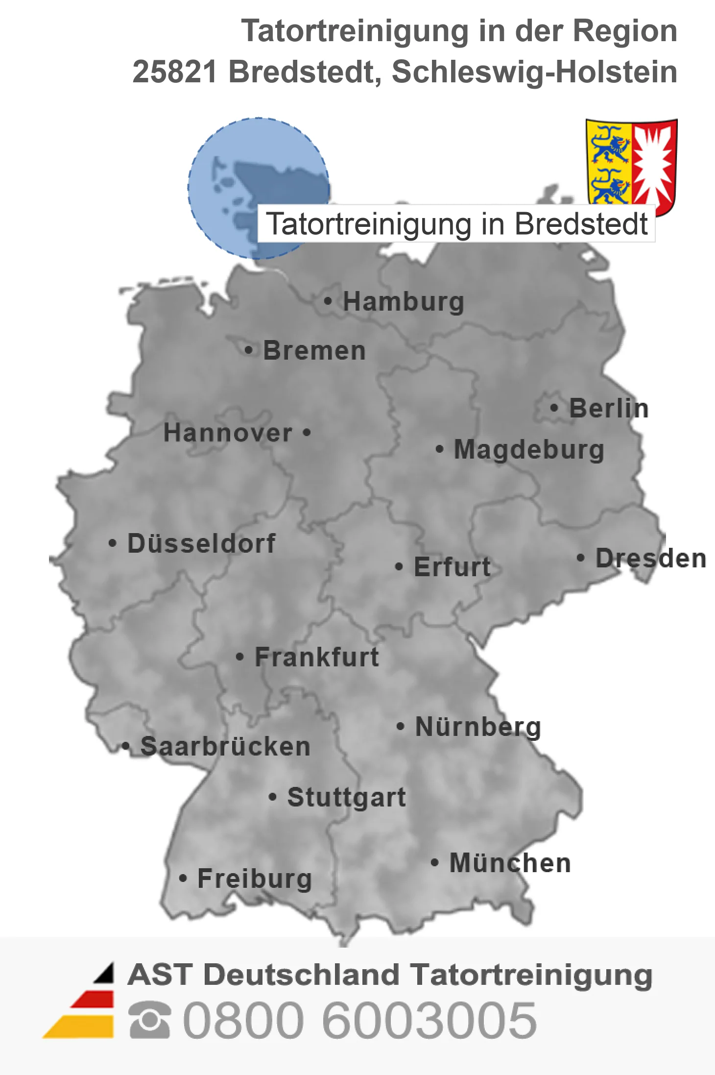 Tatortreinigung Bredstedt