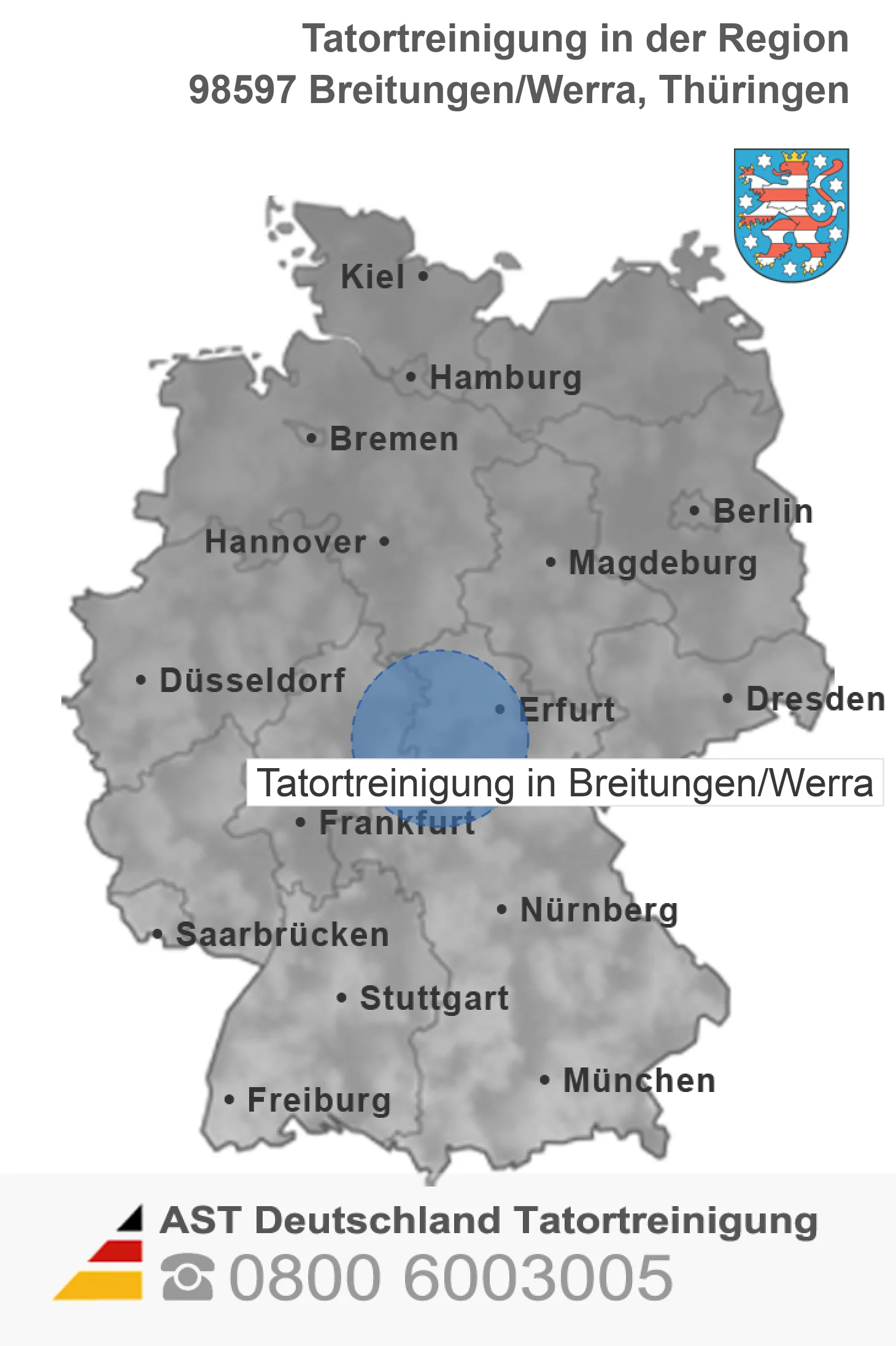 Tatortreinigung Breitungen/Werra