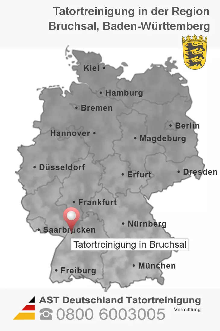 Tatortreinigung Bruchsal