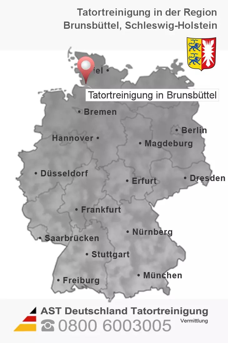 Tatortreinigung Brunsbüttel