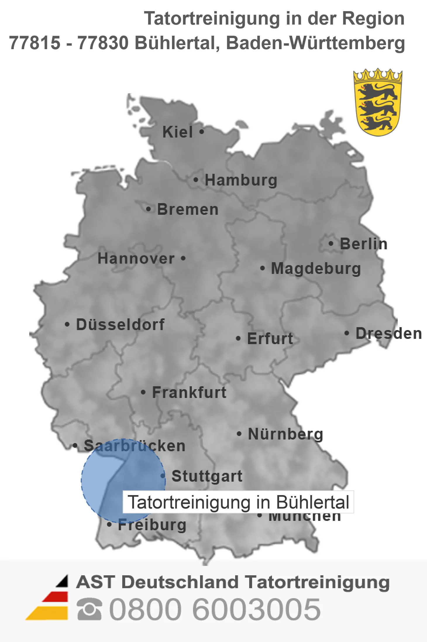 Tatortreinigung B&uuml;hlertal