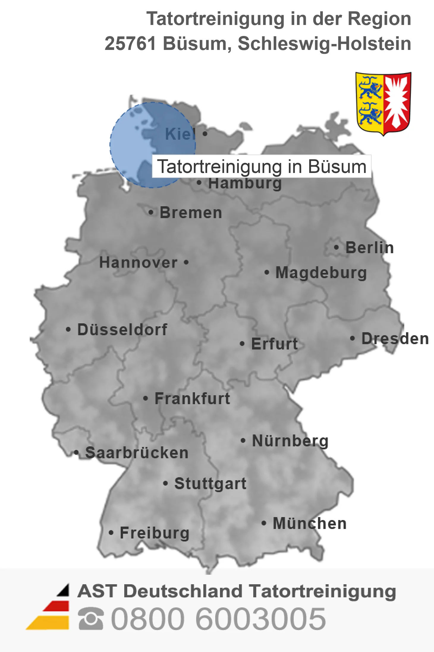 Tatortreinigung B&uuml;sum