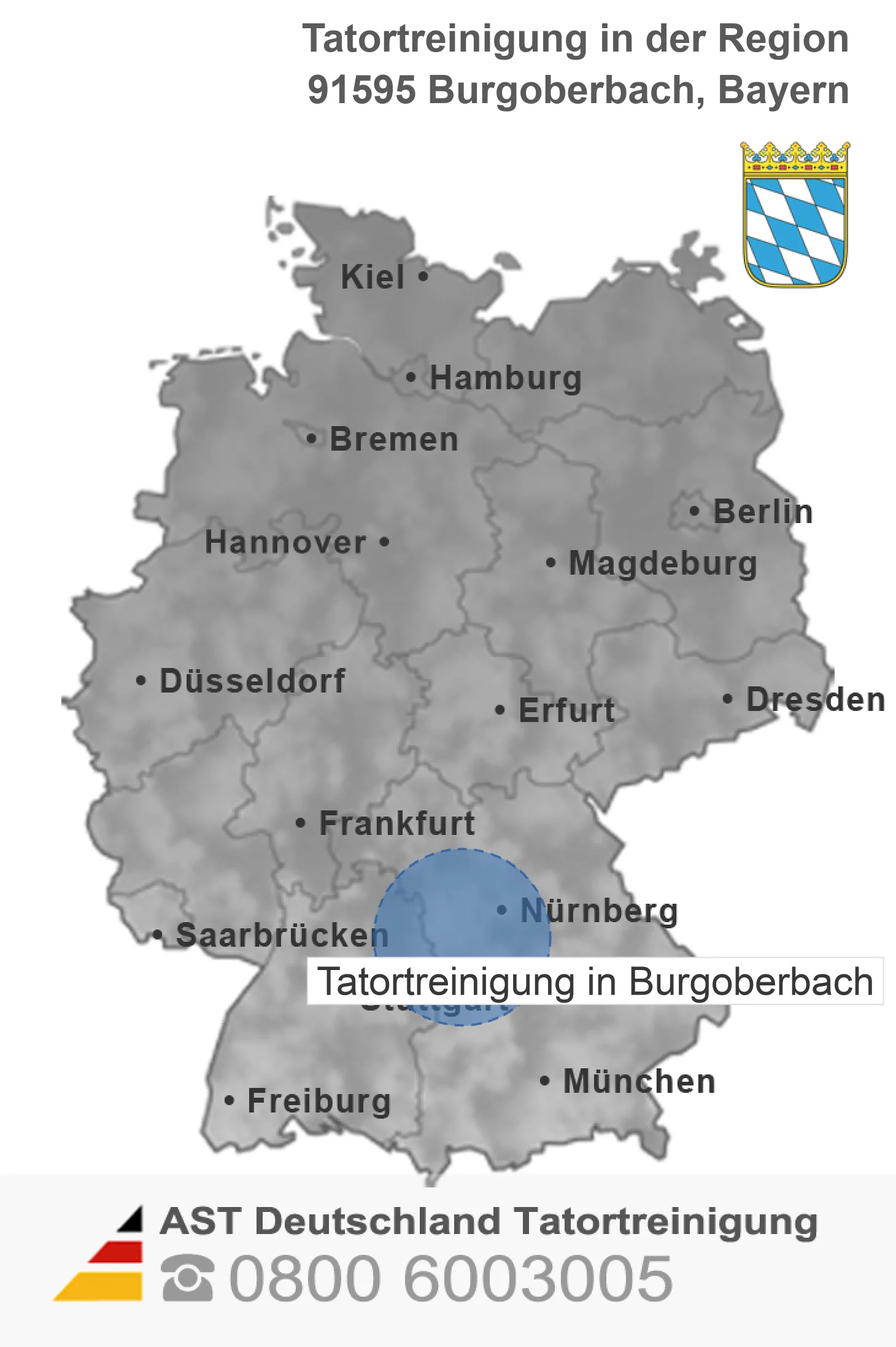 Tatortreinigung Burgoberbach