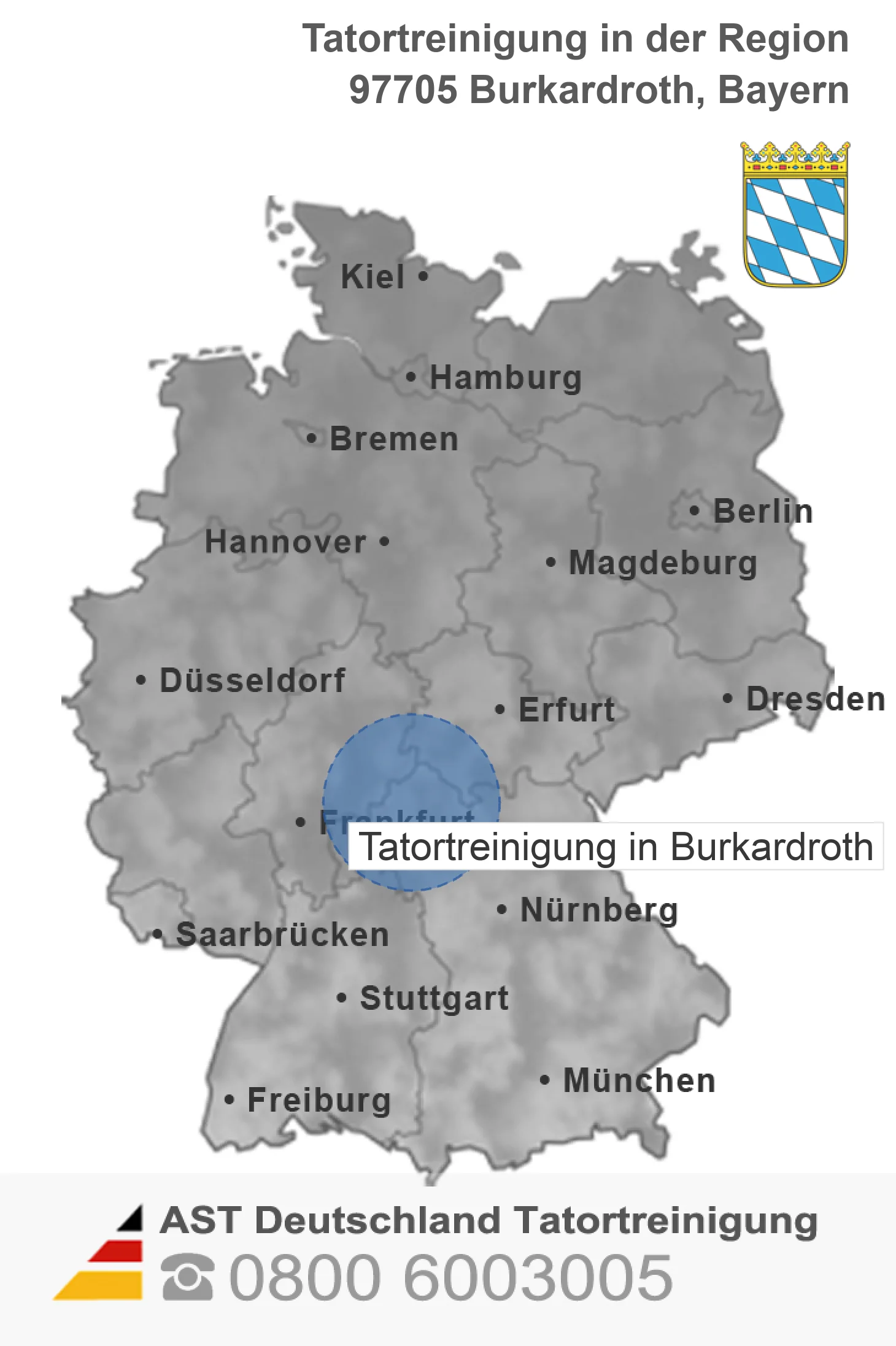 Tatortreinigung Burkardroth
