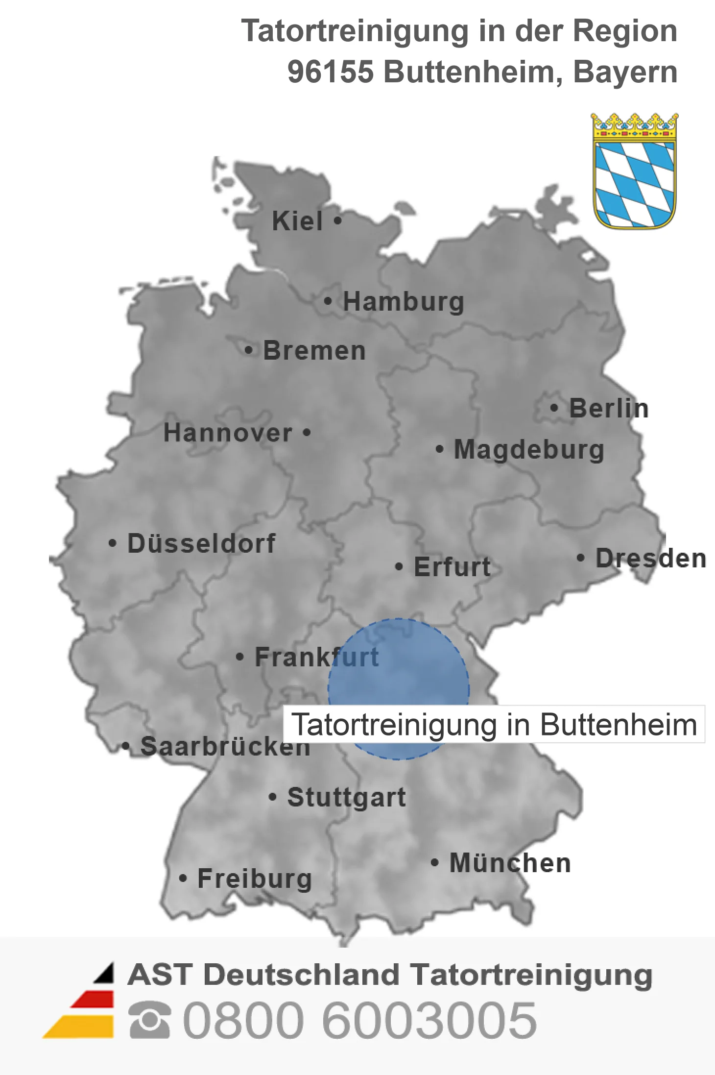 Tatortreinigung Buttenheim