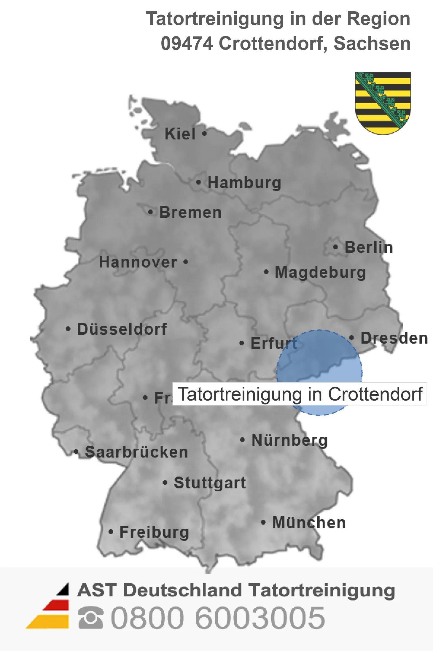 Tatortreinigung Crottendorf