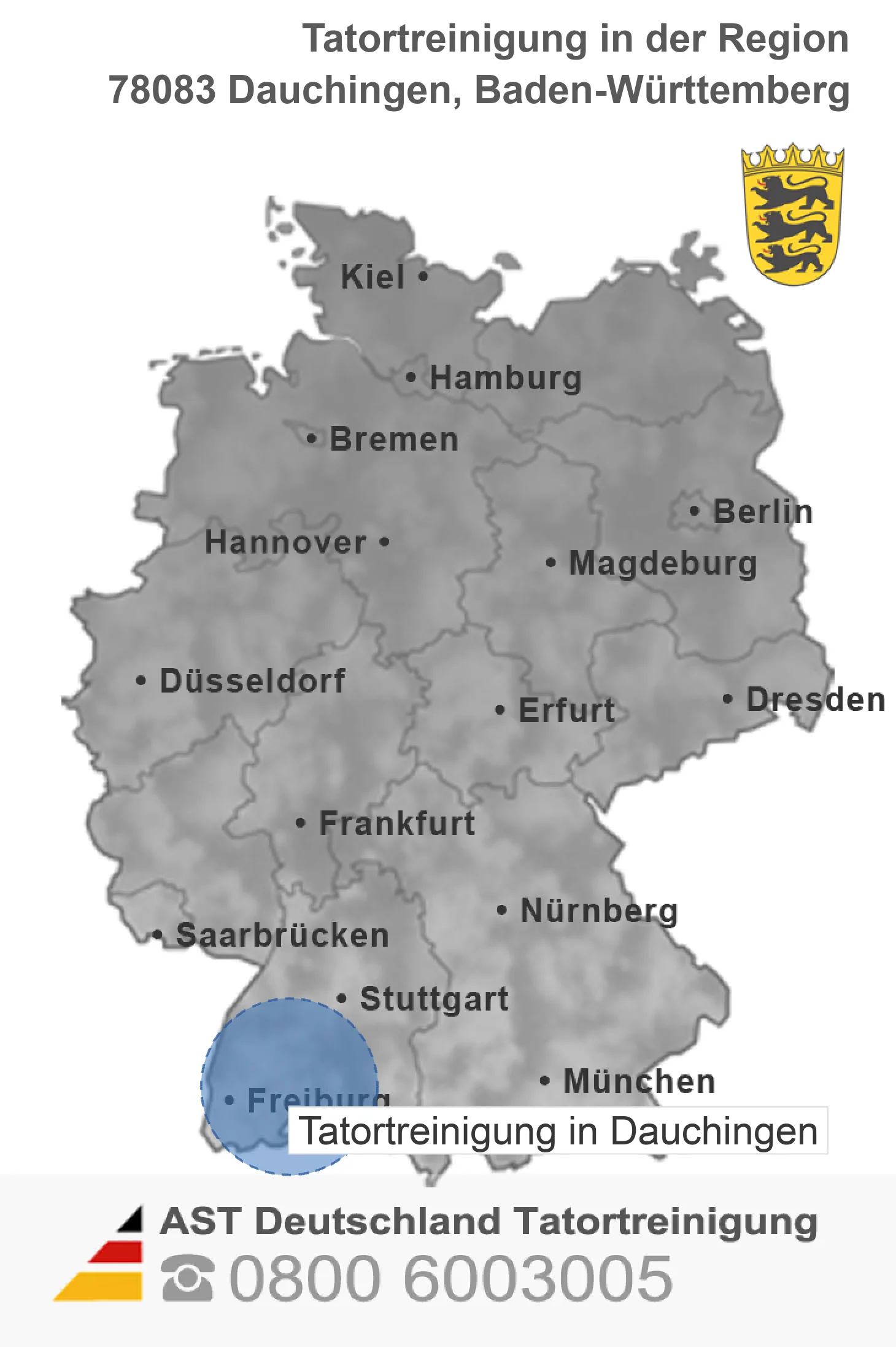 Tatortreinigung Dauchingen