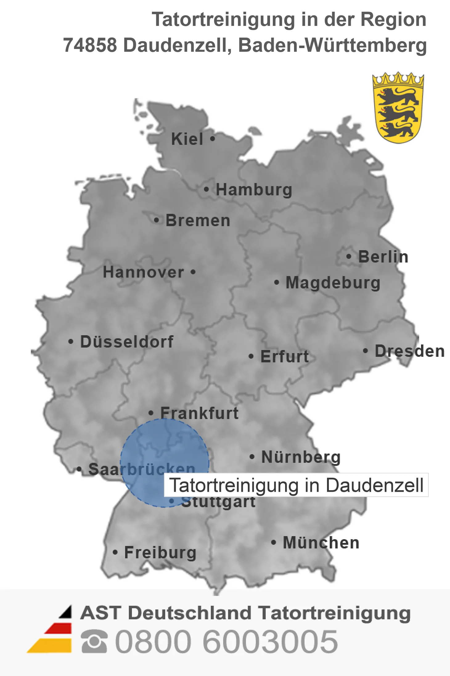 Tatortreinigung Daudenzell