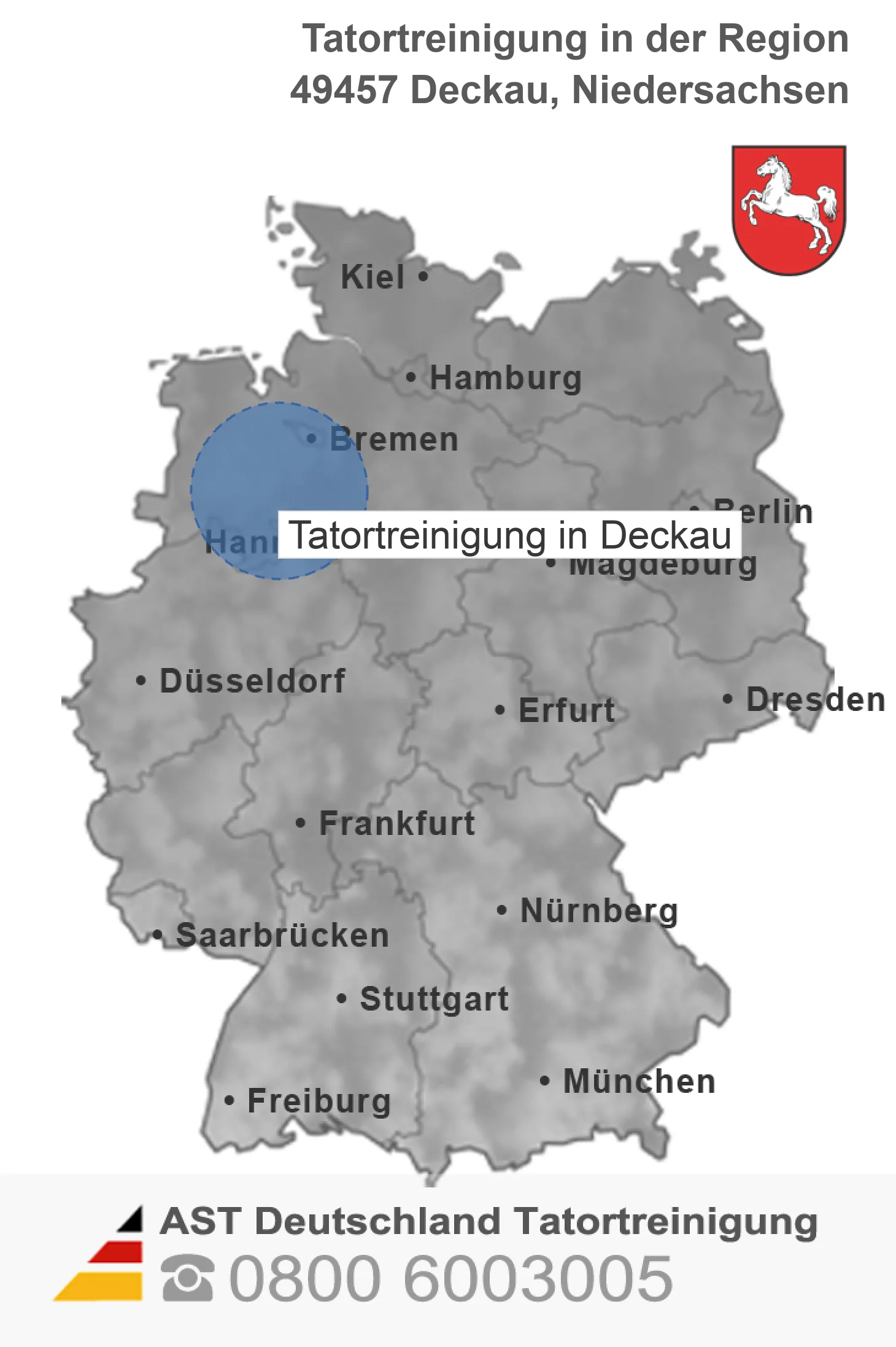Tatortreinigung Deckau