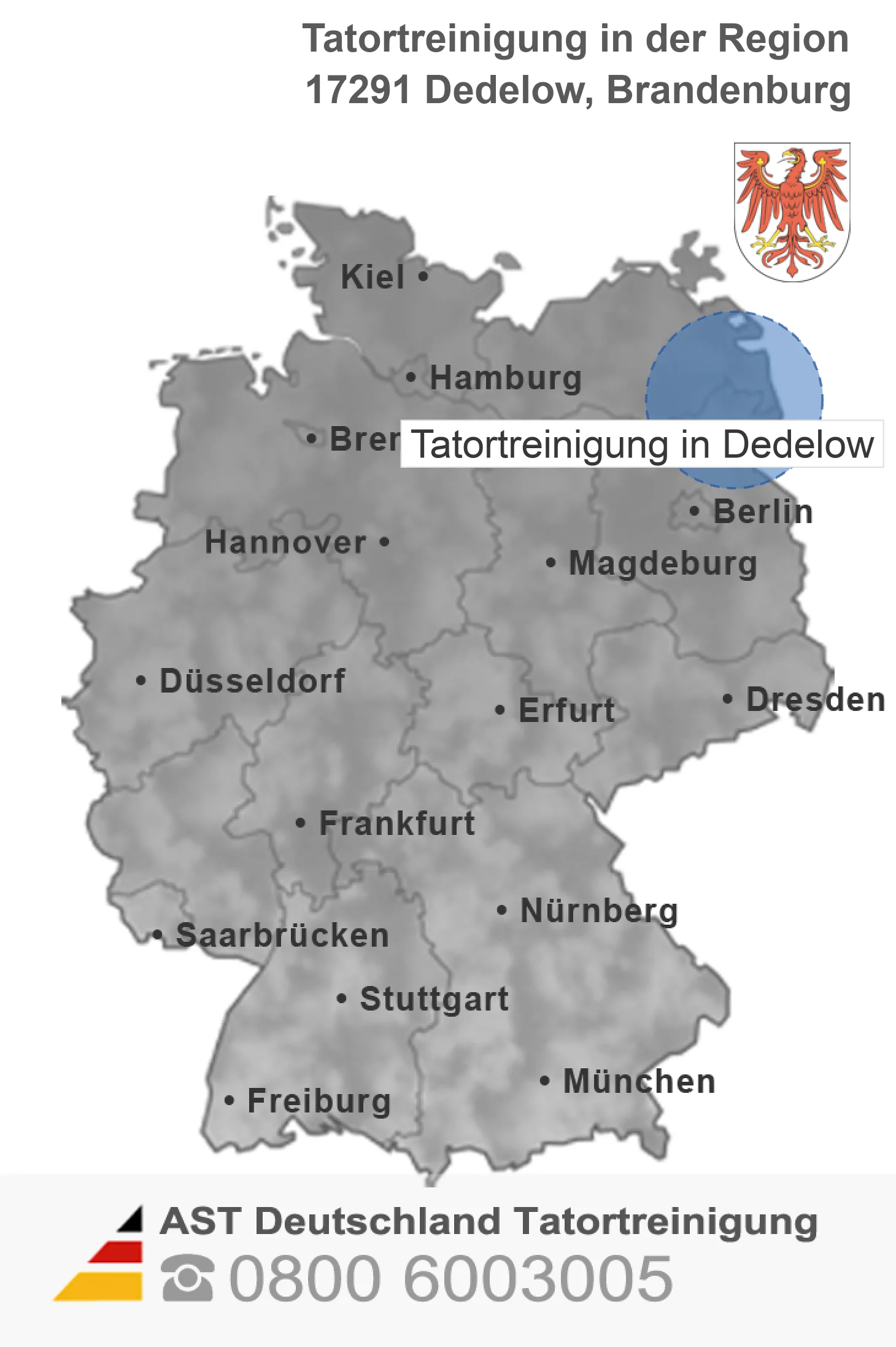 Tatortreinigung Dedelow