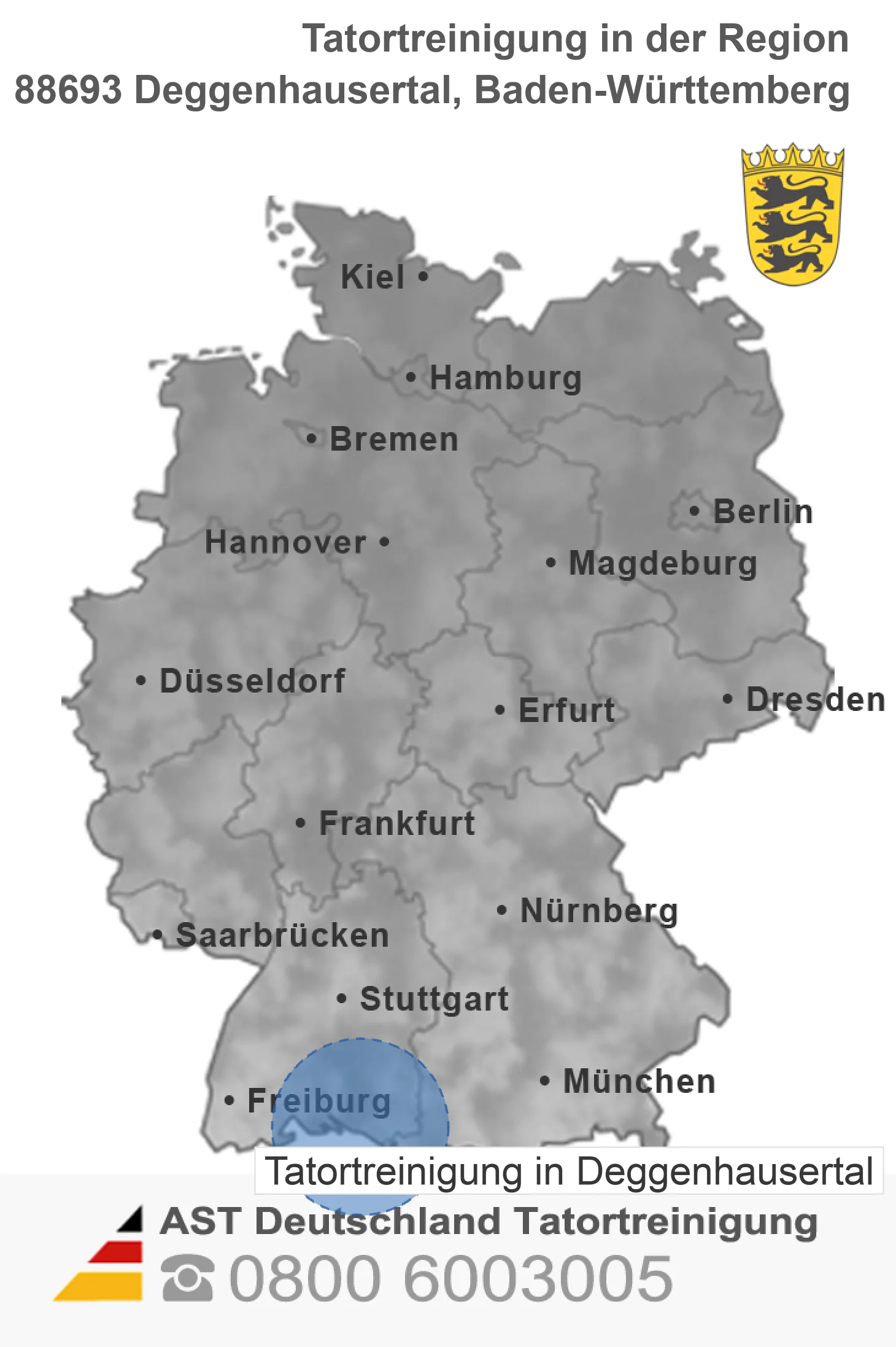 Tatortreinigung Deggenhausertal