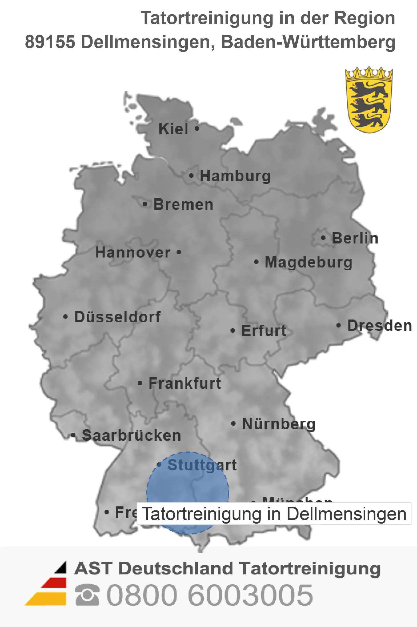 Tatortreinigung Dellmensingen