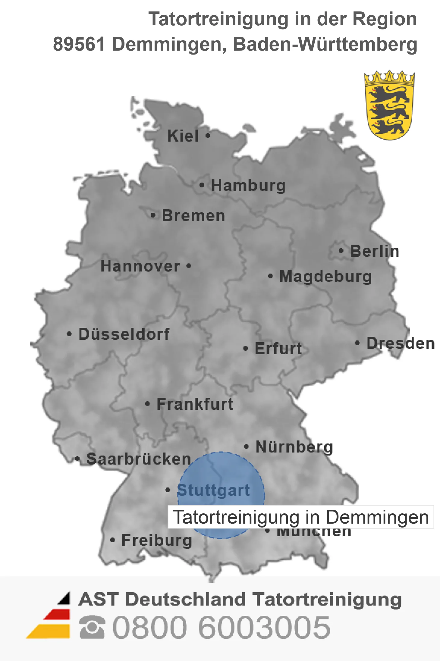 Tatortreinigung Demmingen