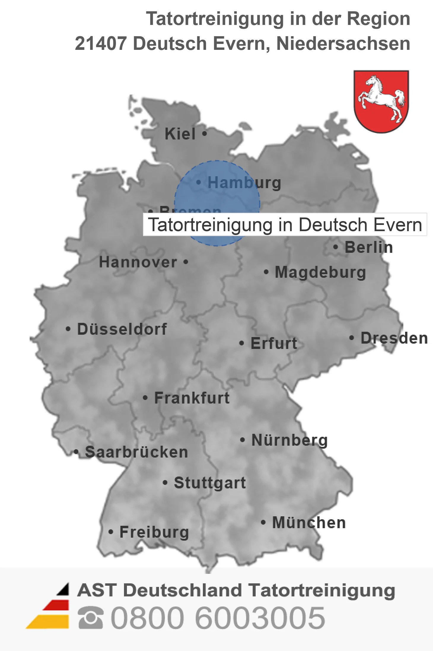 Tatortreinigung Deutsch Evern
