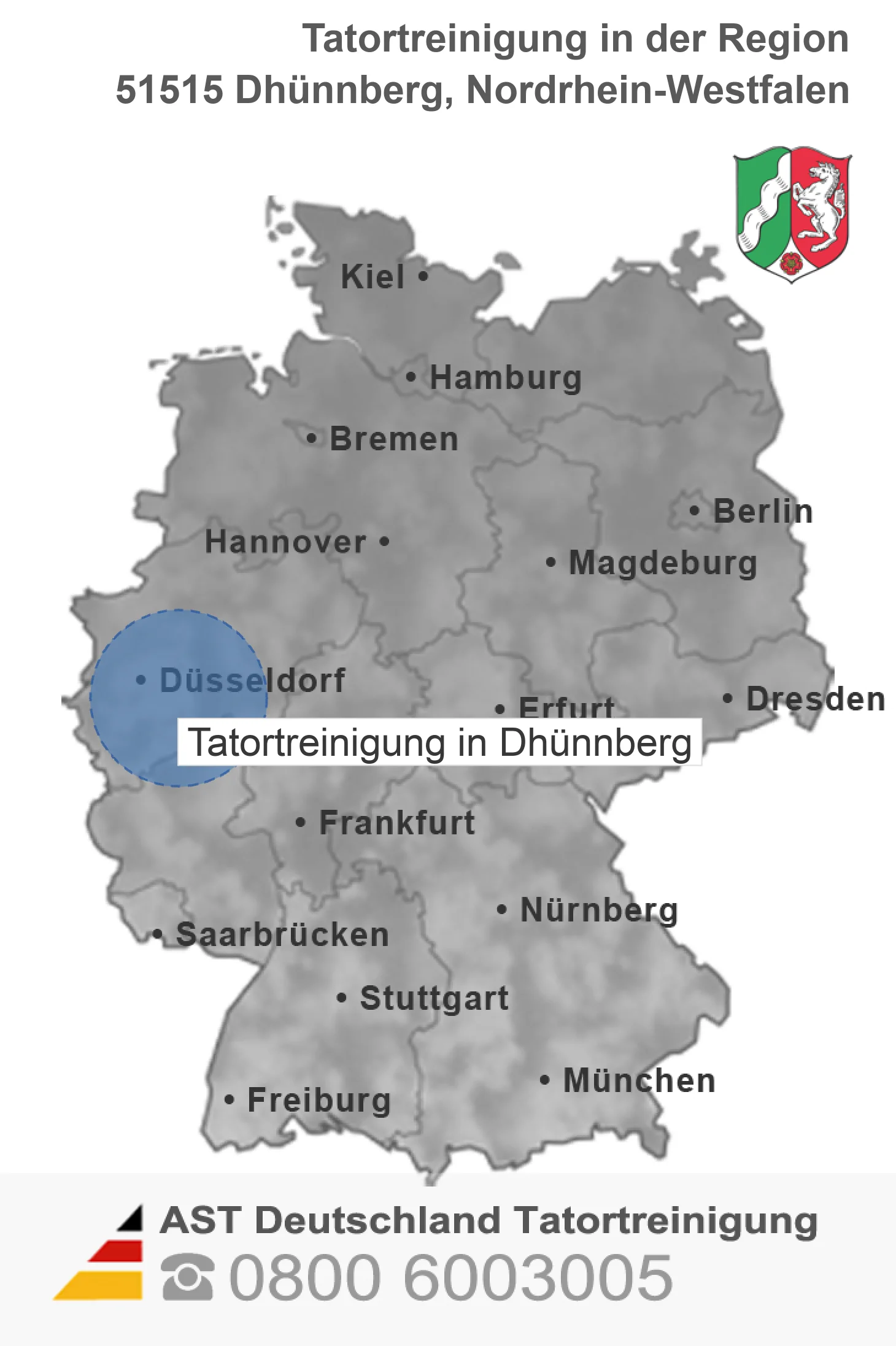 Tatortreinigung Dh&uuml;nnberg
