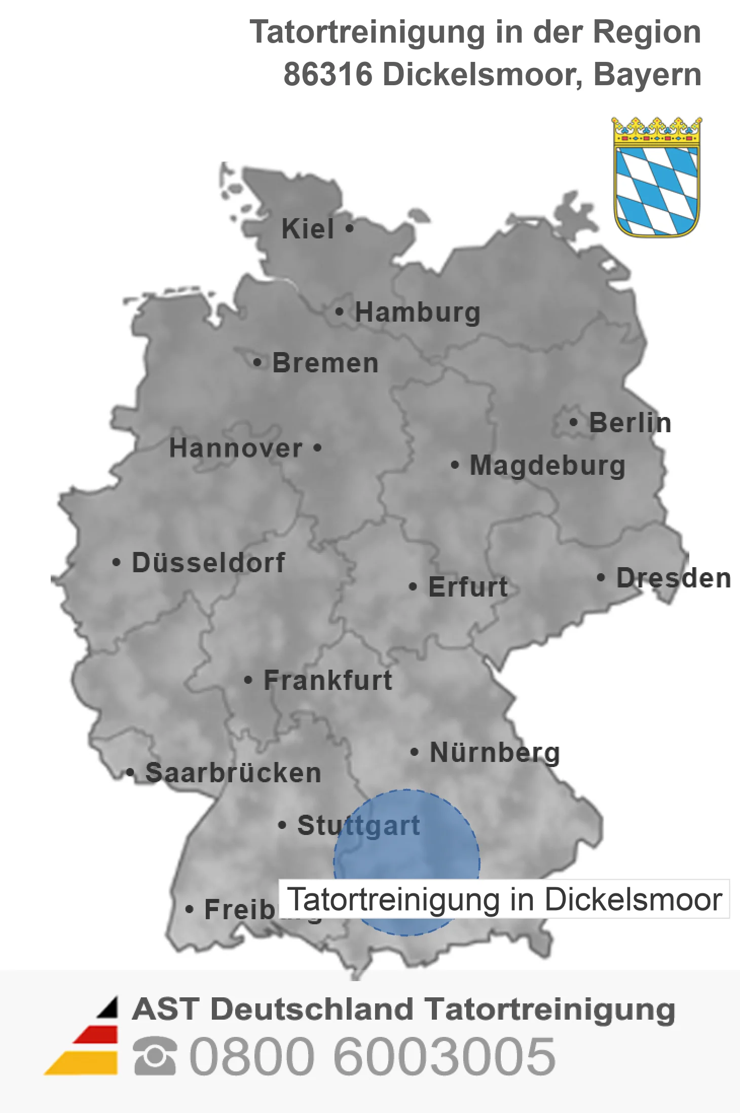 Tatortreinigung Dickelsmoor