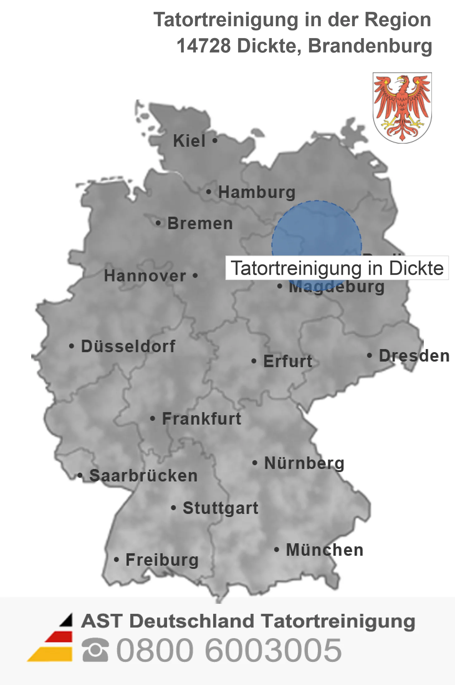 Tatortreinigung Dickte